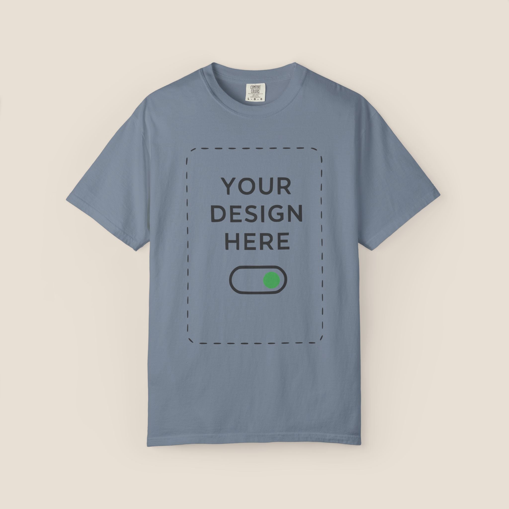Custom Garment-Dyed T-Shirt — Your Design Here