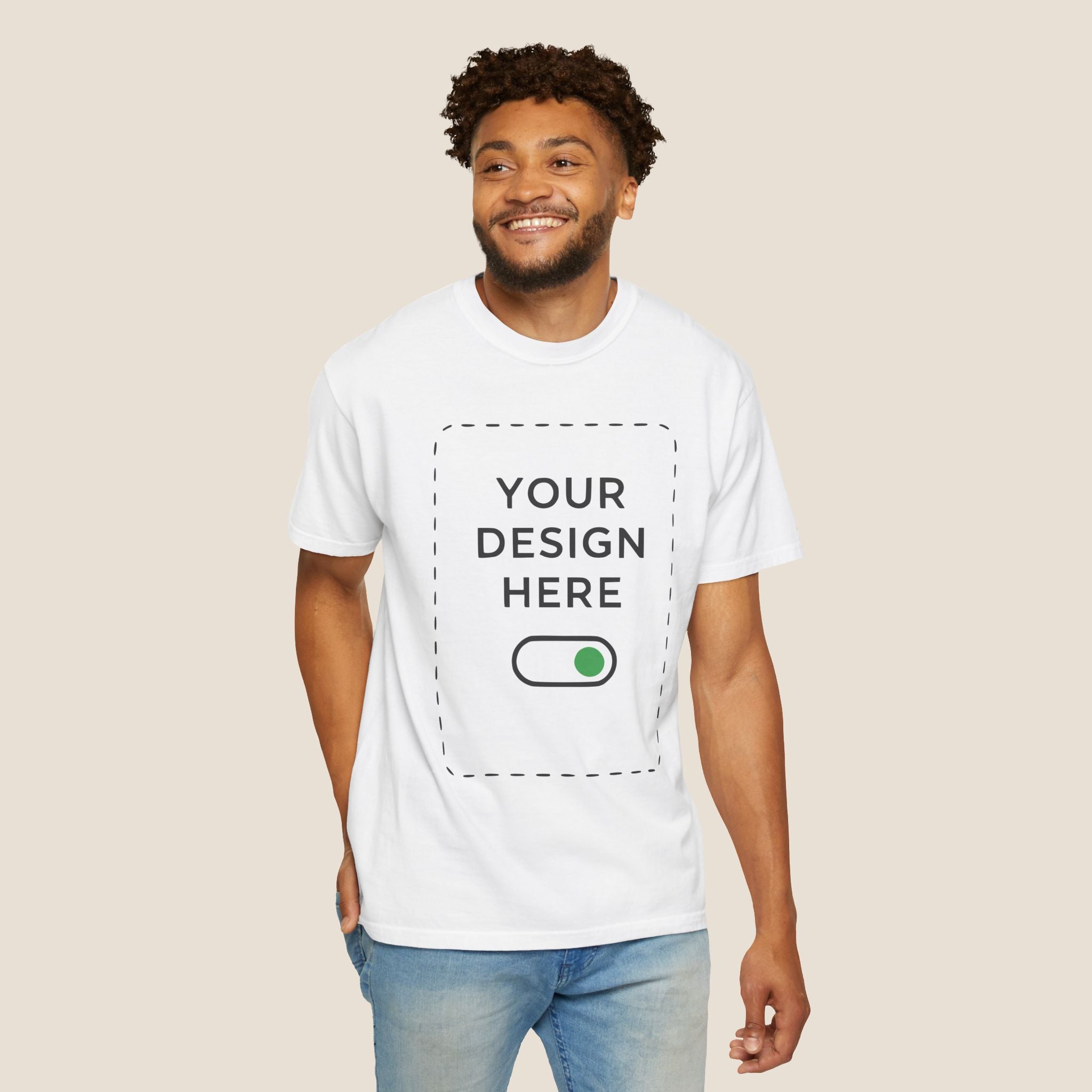 Custom Garment-Dyed T-Shirt — Your Design Here