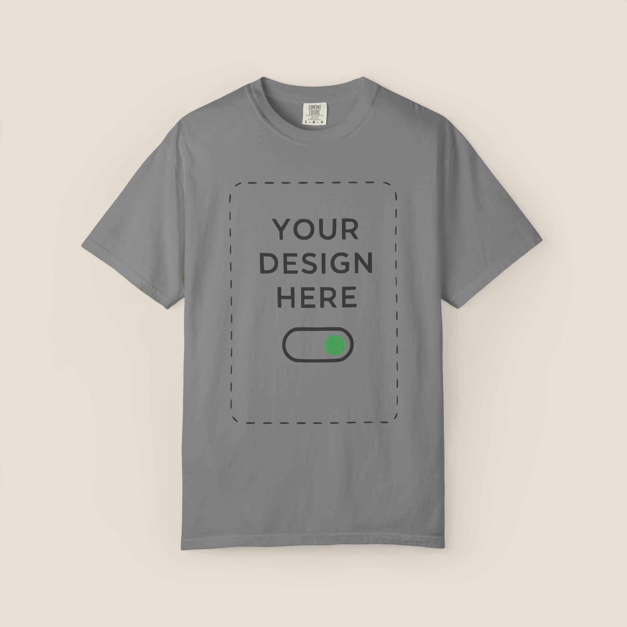 Custom Garment-Dyed T-Shirt — Your Design Here