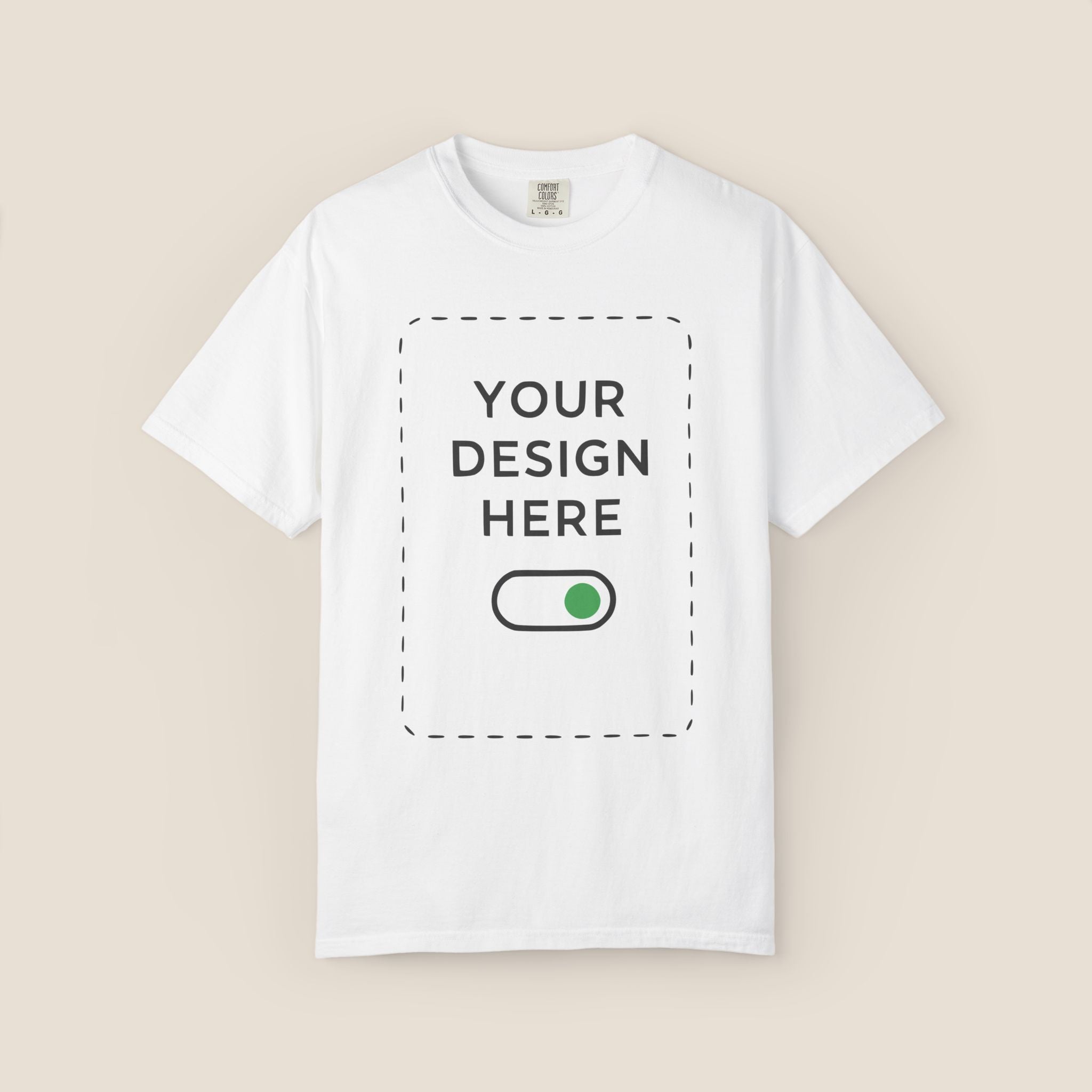 Custom Garment-Dyed T-Shirt — Your Design Here