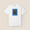 Orange Flamingo Artistic Graphic T-Shirt