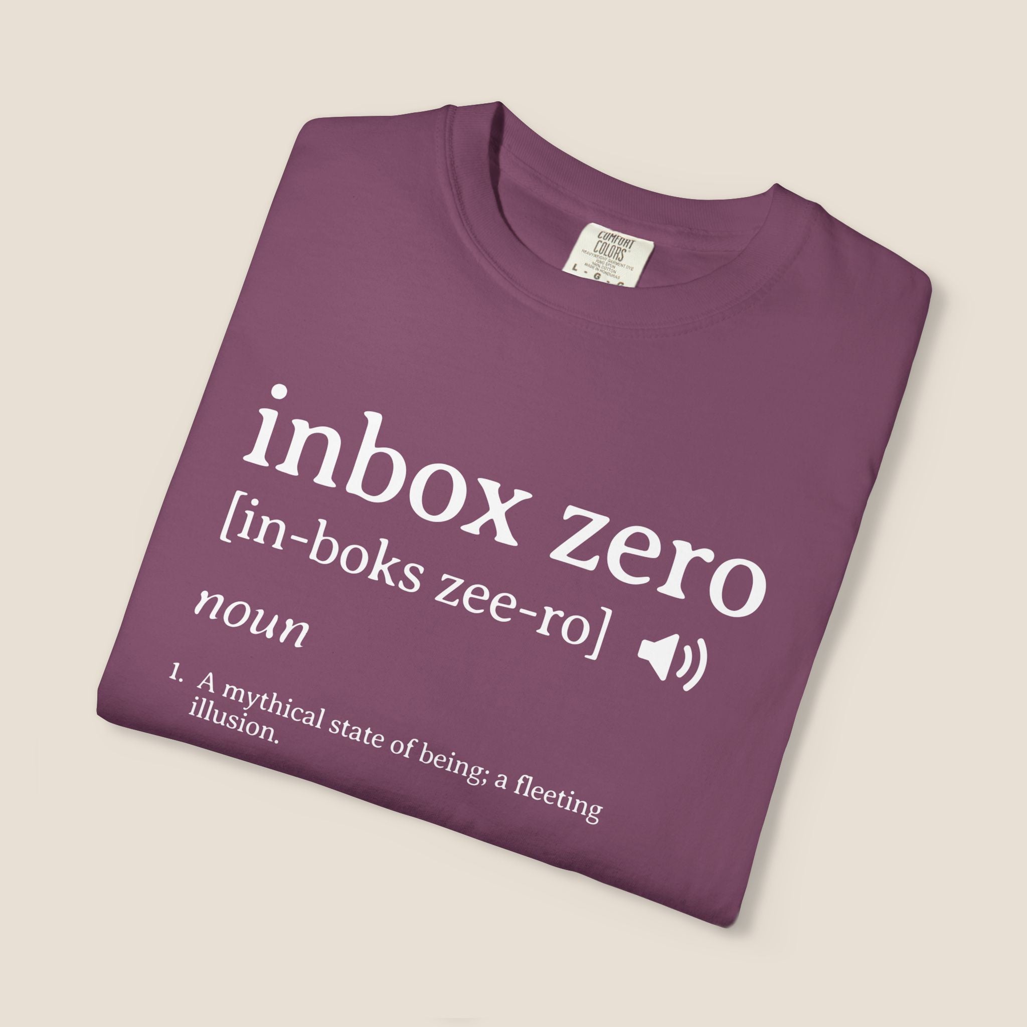 Inbox Zero Definition Shirt | Funny Office Humor Tee