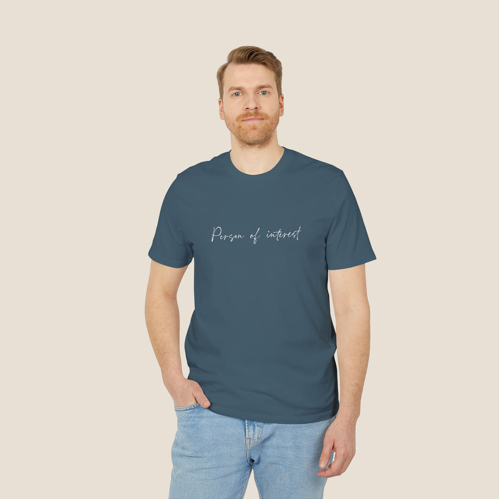 The "Person of Interest" Organic Tee | Minimalist Script