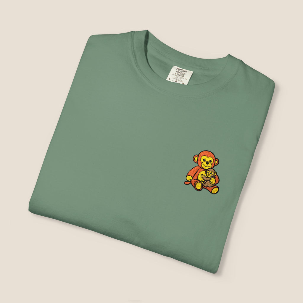 Embroidered Punch Monkey Shirt | Heavyweight T-Shirt