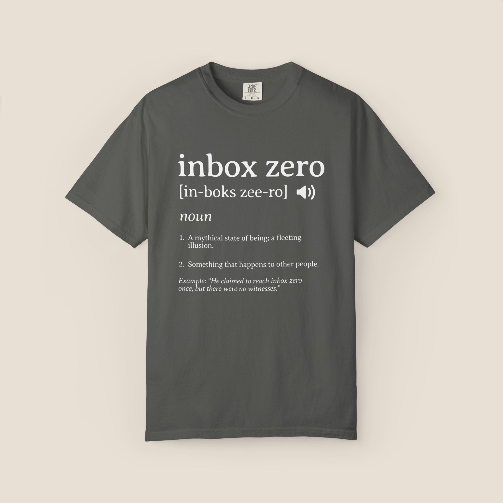 Inbox Zero Definition Shirt | Funny Office Humor Tee