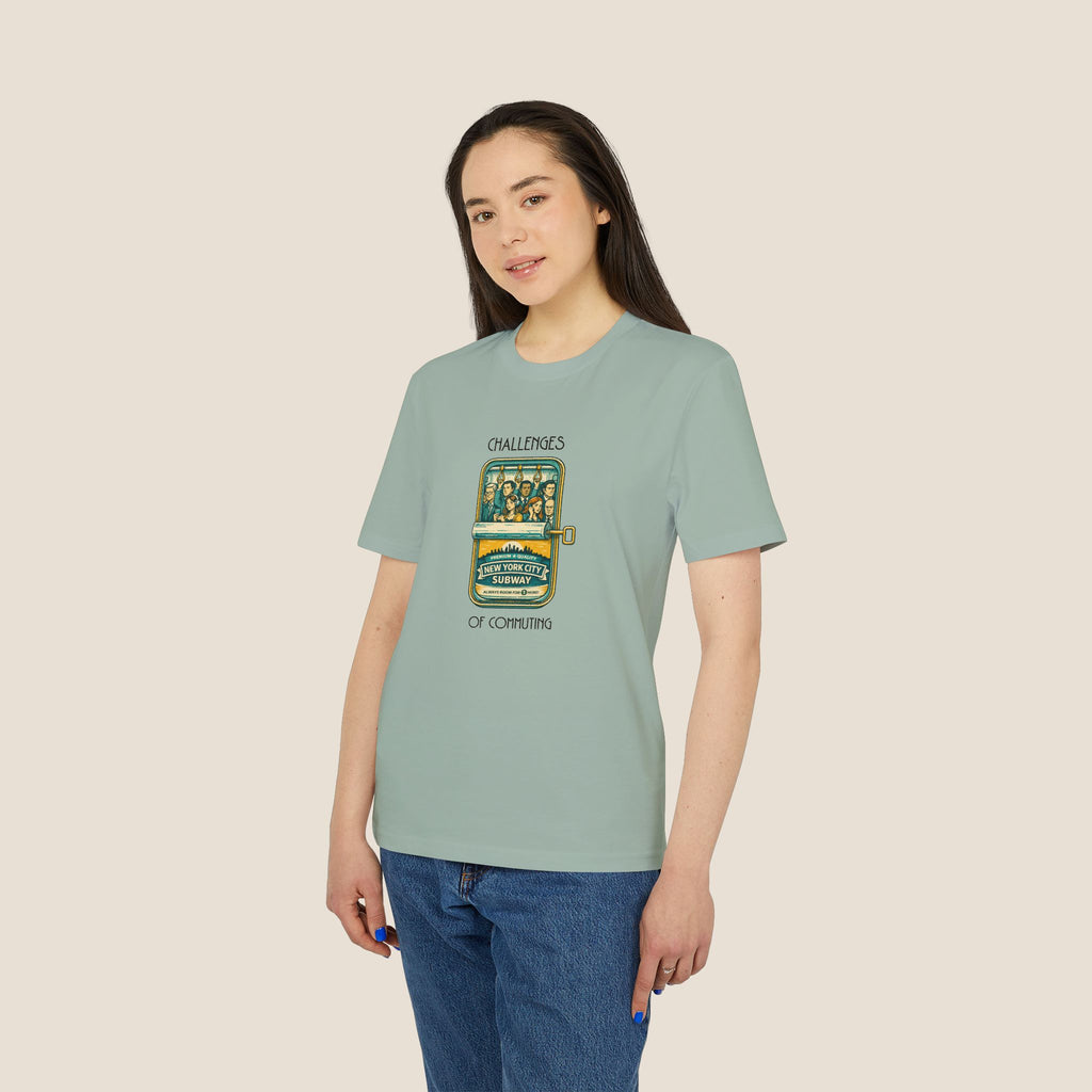 Sardine Commuter T-Shirt | Funny Subway Shirt | Rush Hour Humor