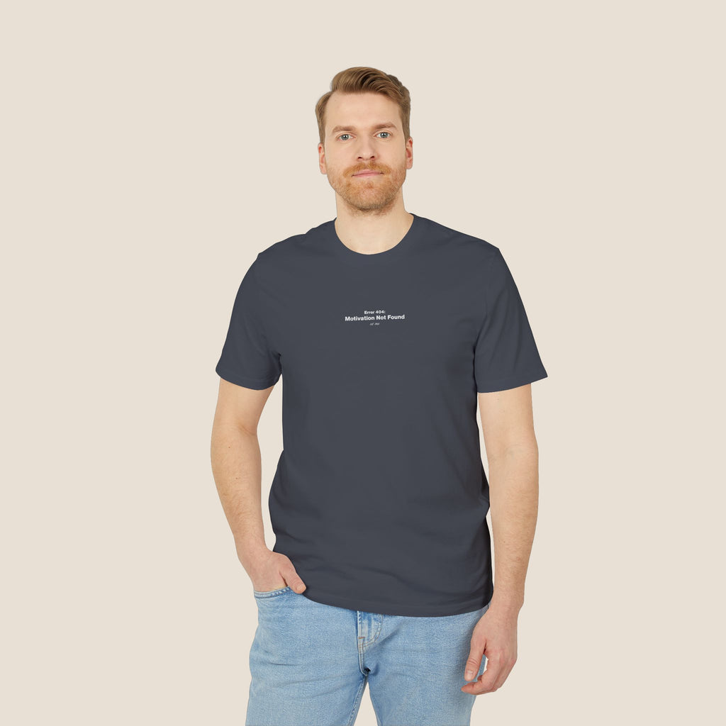 The "Error 404" Organic Tee | Minimalist Office Humor