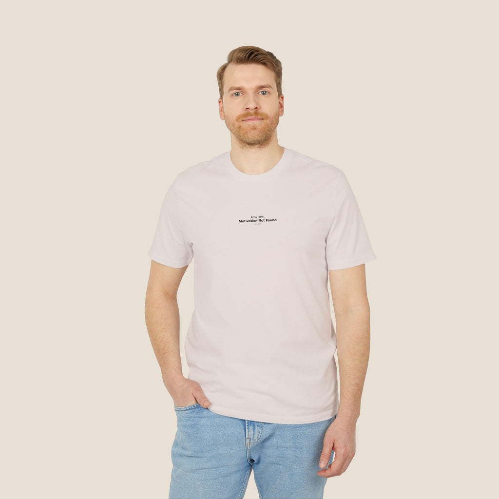 The "Error 404" Organic Tee | Minimalist Office Humor