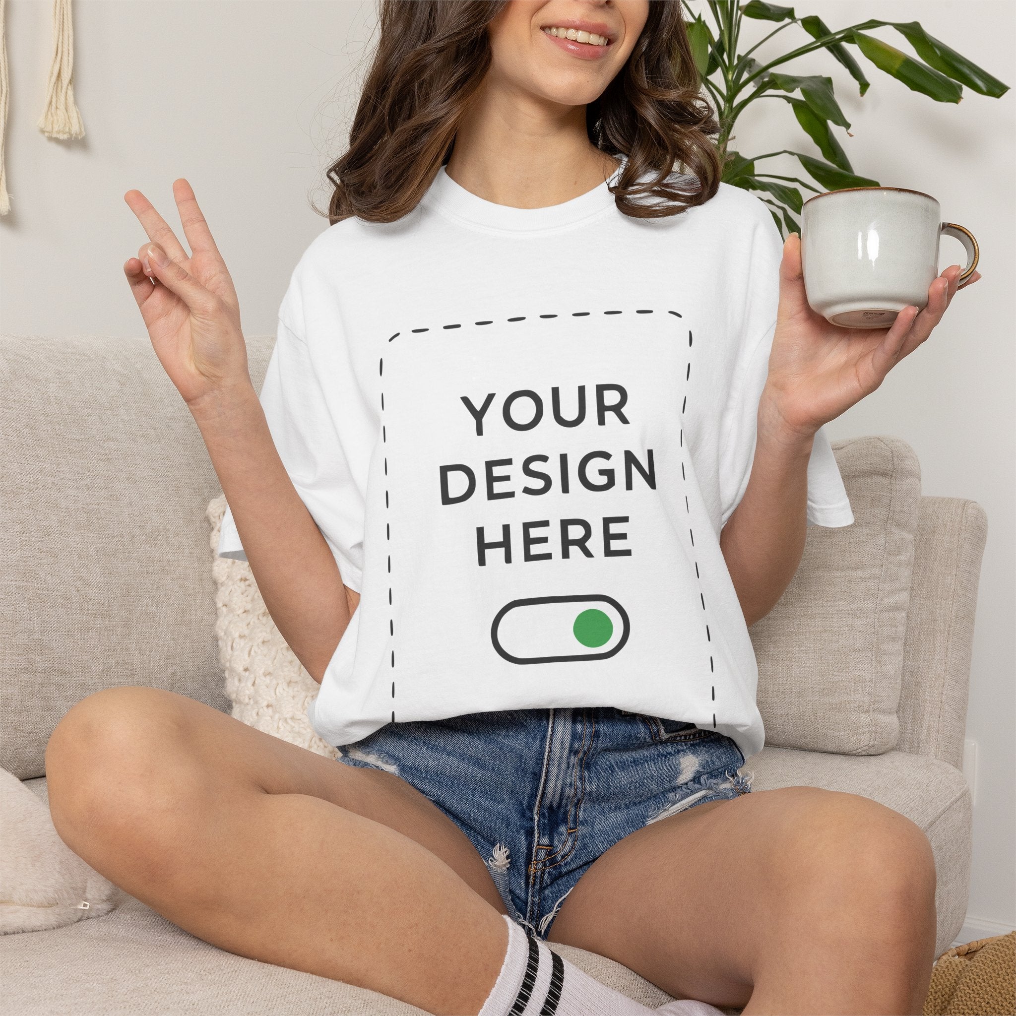 Custom Garment-Dyed T-Shirt — Your Design Here
