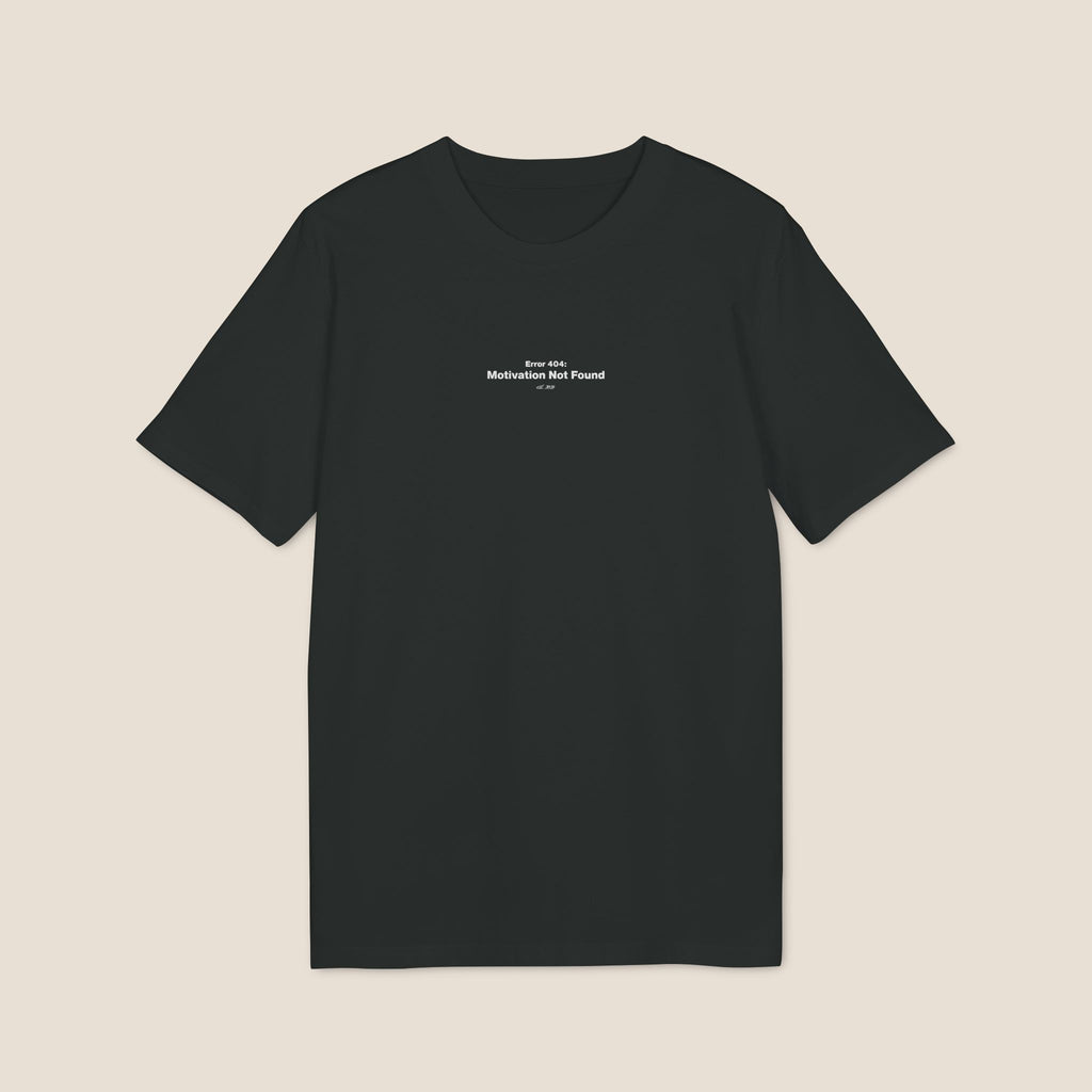 The "Error 404" Organic Tee | Minimalist Office Humor