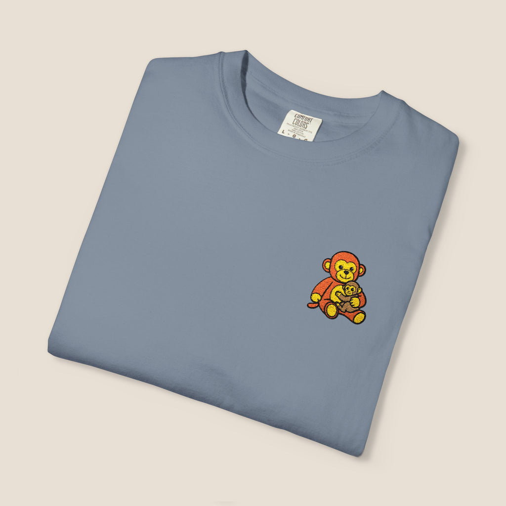 Embroidered Punch Monkey Shirt | Heavyweight T-Shirt