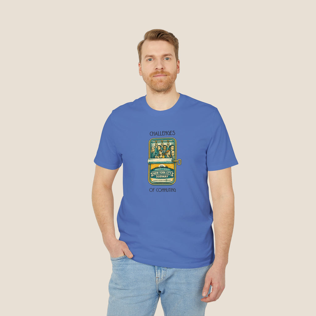Sardine Commuter T-Shirt | Funny Subway Shirt | Rush Hour Humor