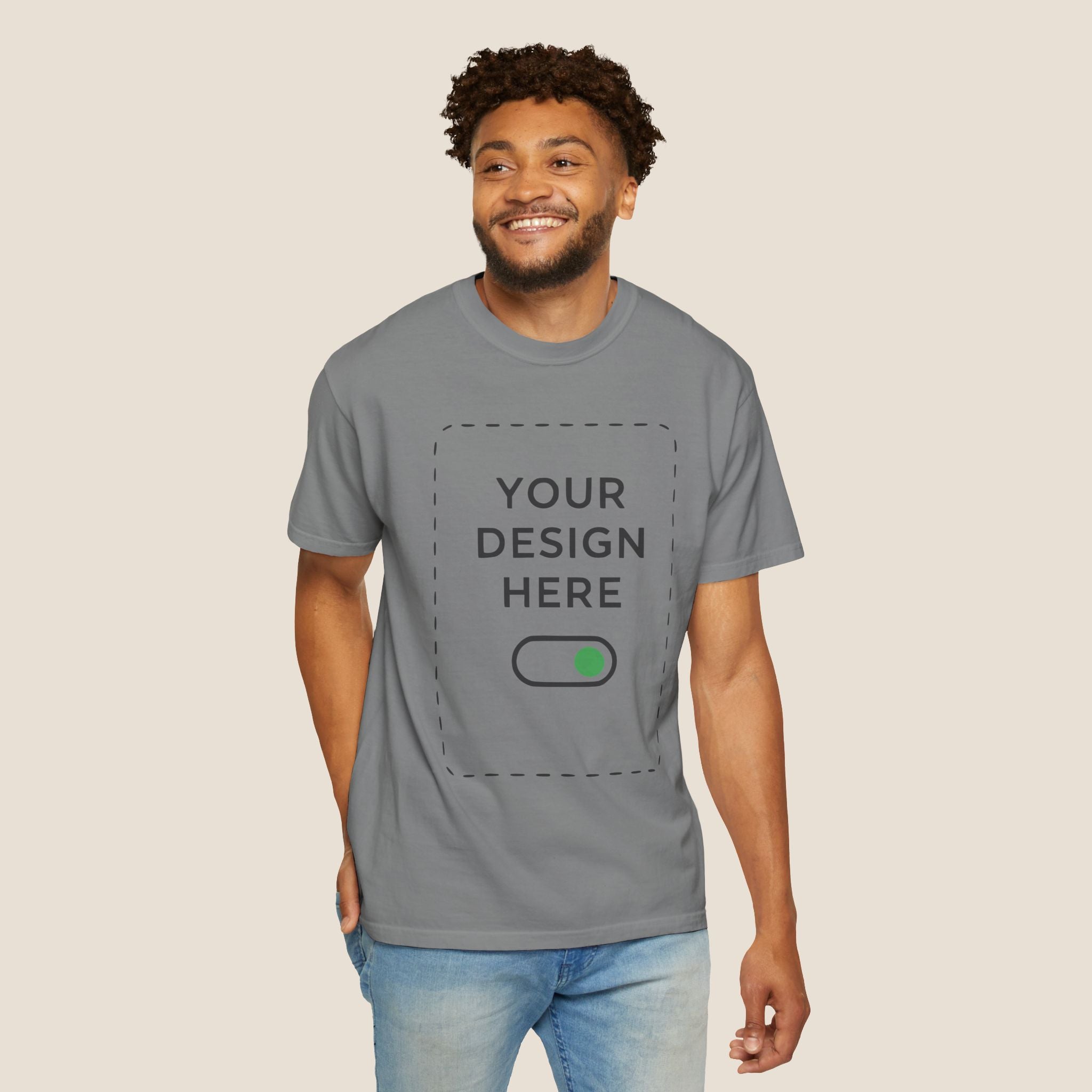 Custom Garment-Dyed T-Shirt — Your Design Here