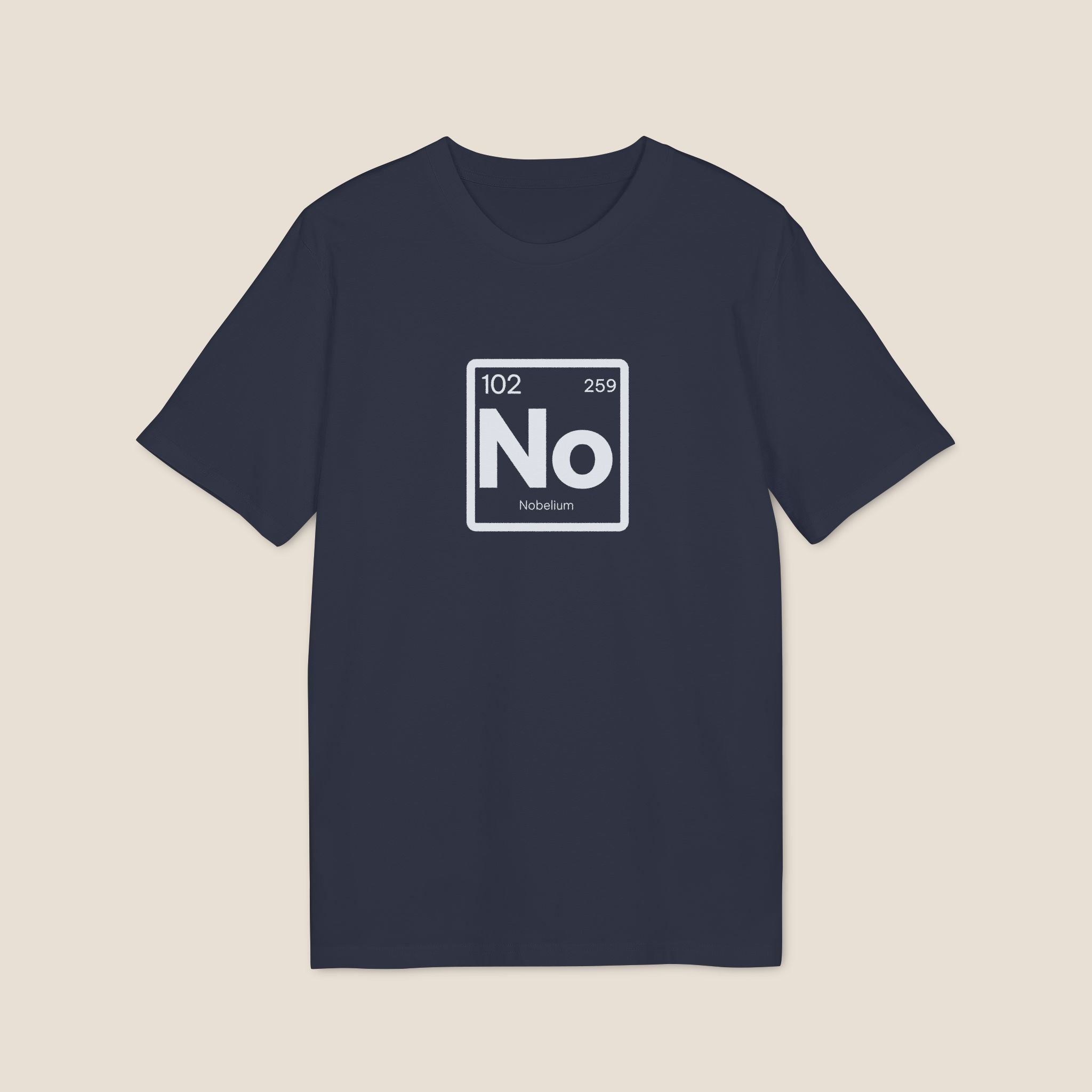 No Element Tee | Periodic Table Style Graphic T-Shirt | Funny Science Teacher Tee | Sarcastic Introvert Gift