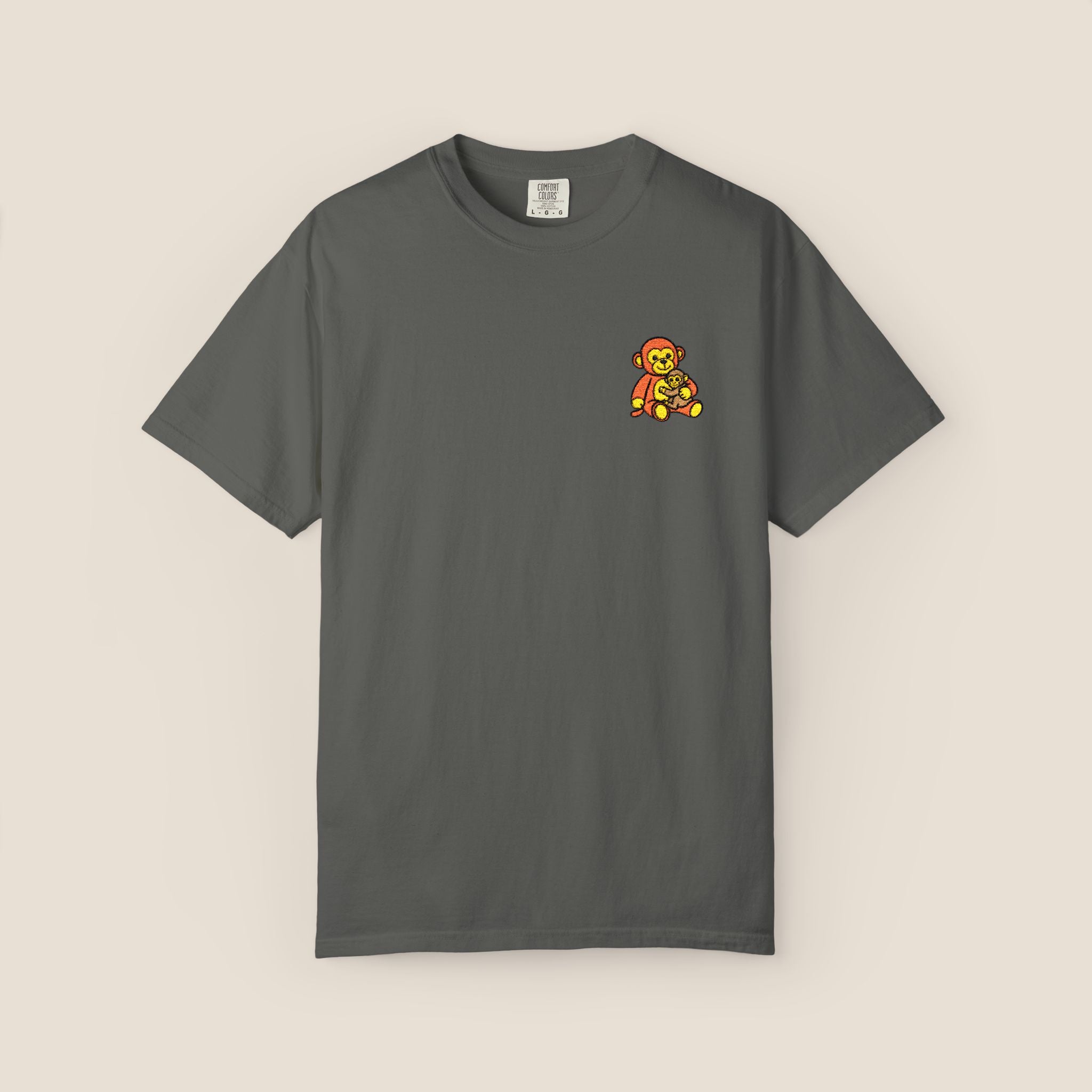 Embroidered Punch Monkey Shirt | Heavyweight T-Shirt