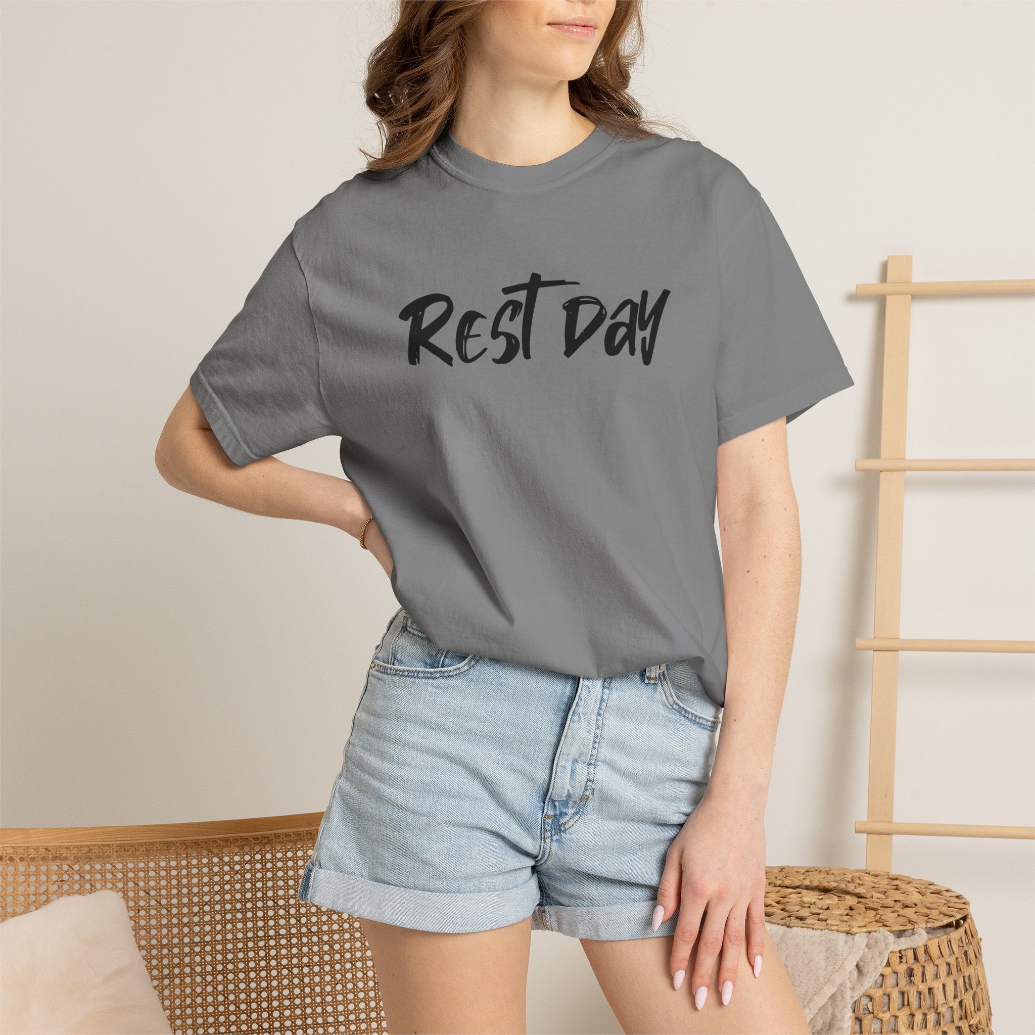 REST DAY T-Shirt | Gym Recovery Tee | Lazy Sunday Shirt
