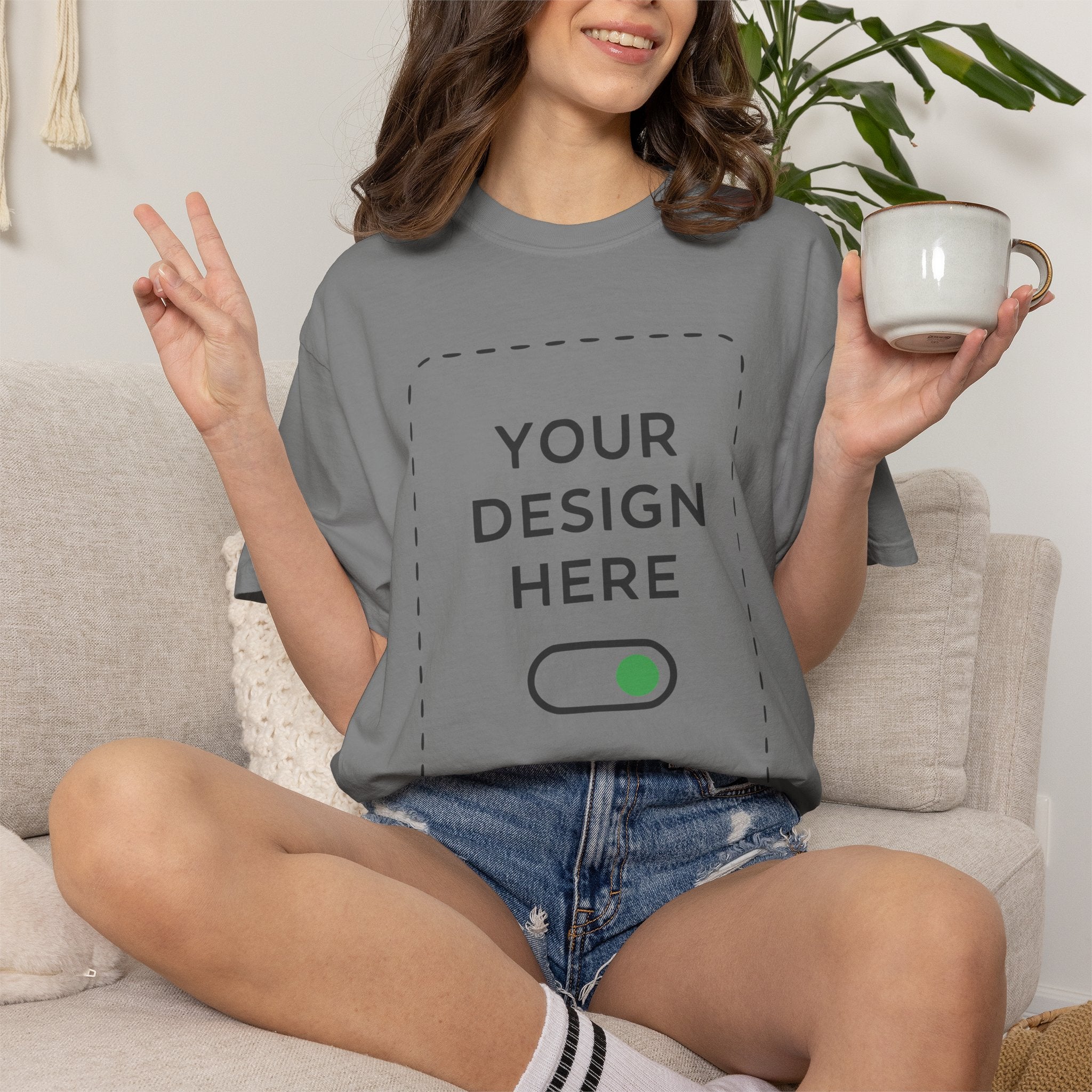 Custom Garment-Dyed T-Shirt — Your Design Here