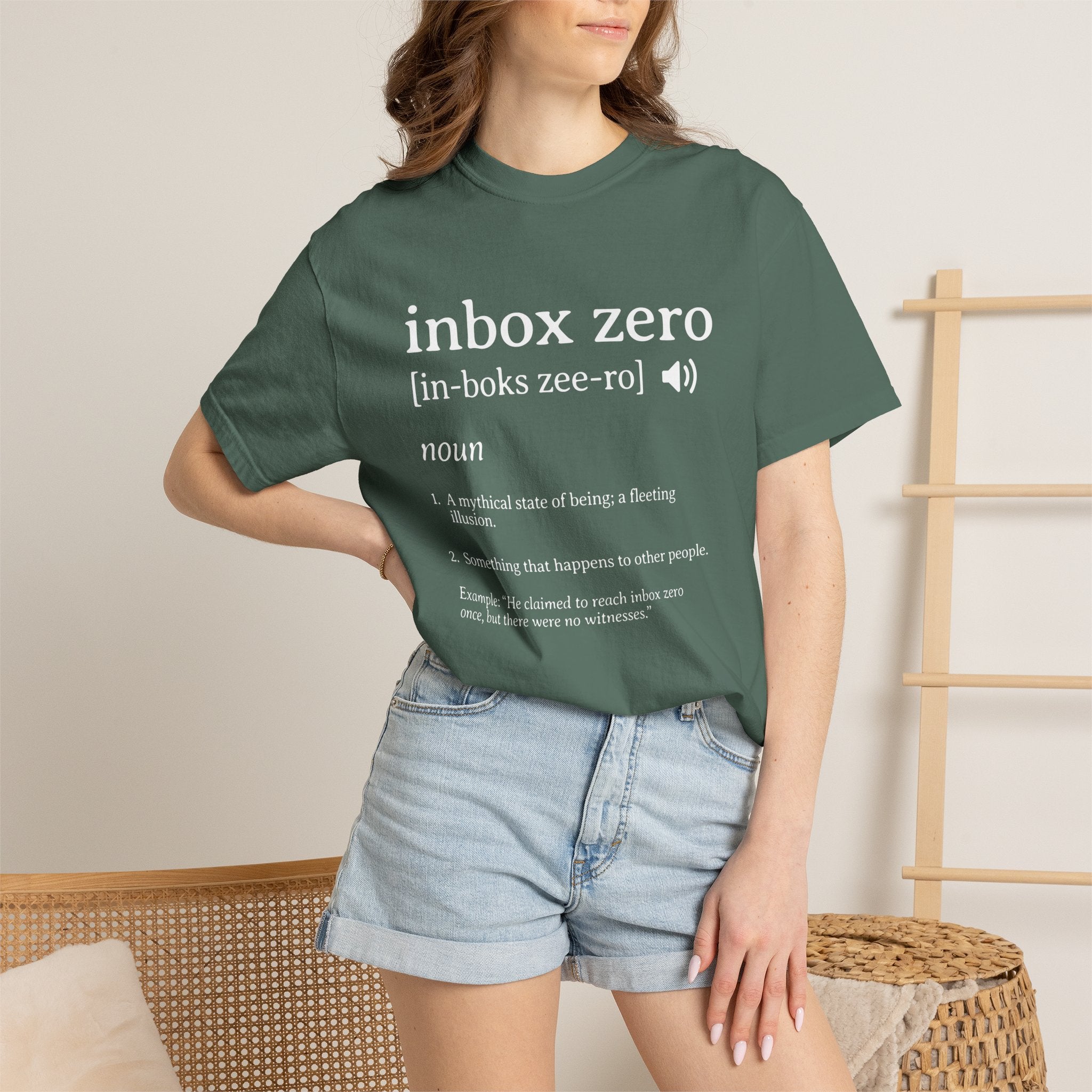 Inbox Zero Definition Shirt | Funny Office Humor Tee
