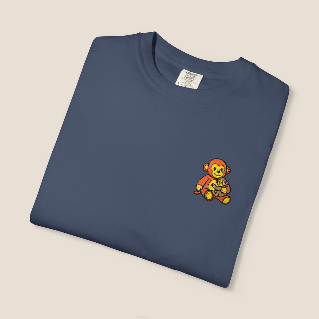 Embroidered Punch Monkey Shirt | Heavyweight T-Shirt