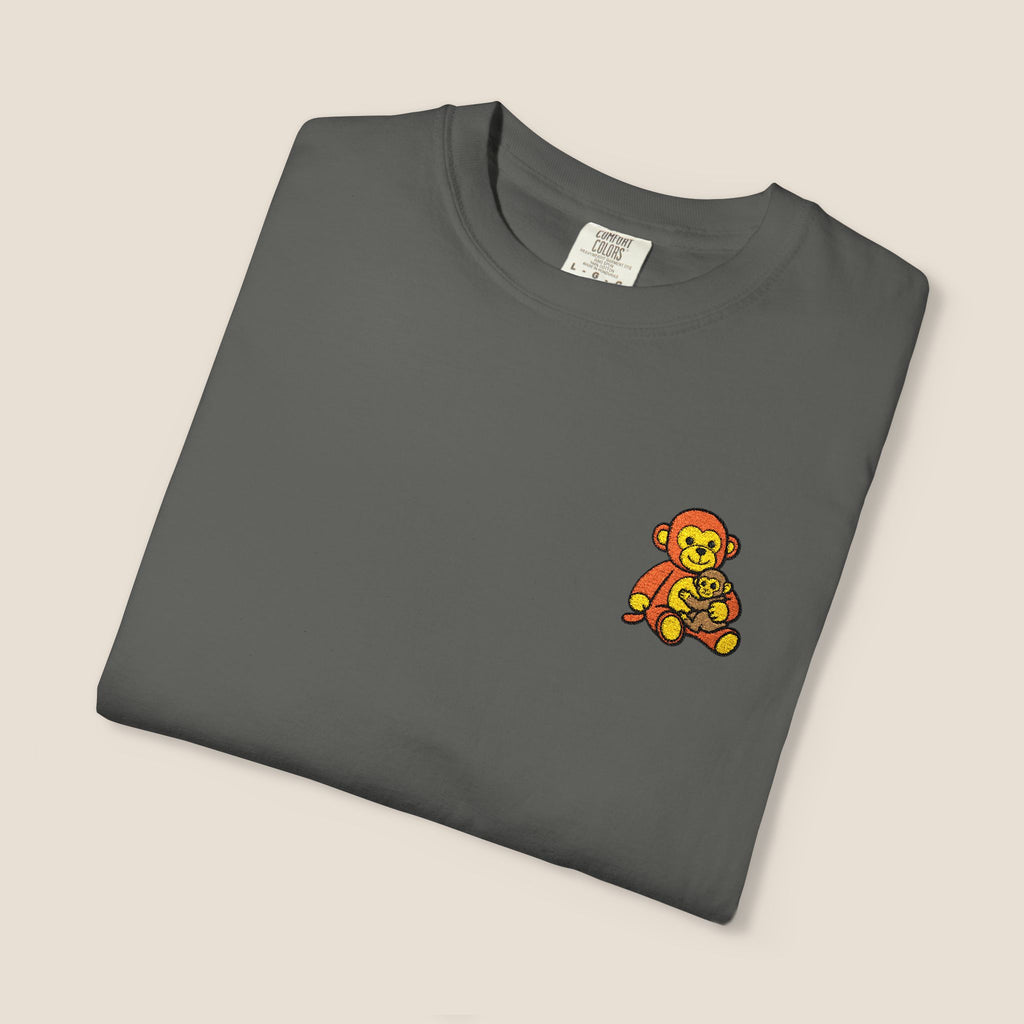 Embroidered Punch Monkey Shirt | Heavyweight T-Shirt