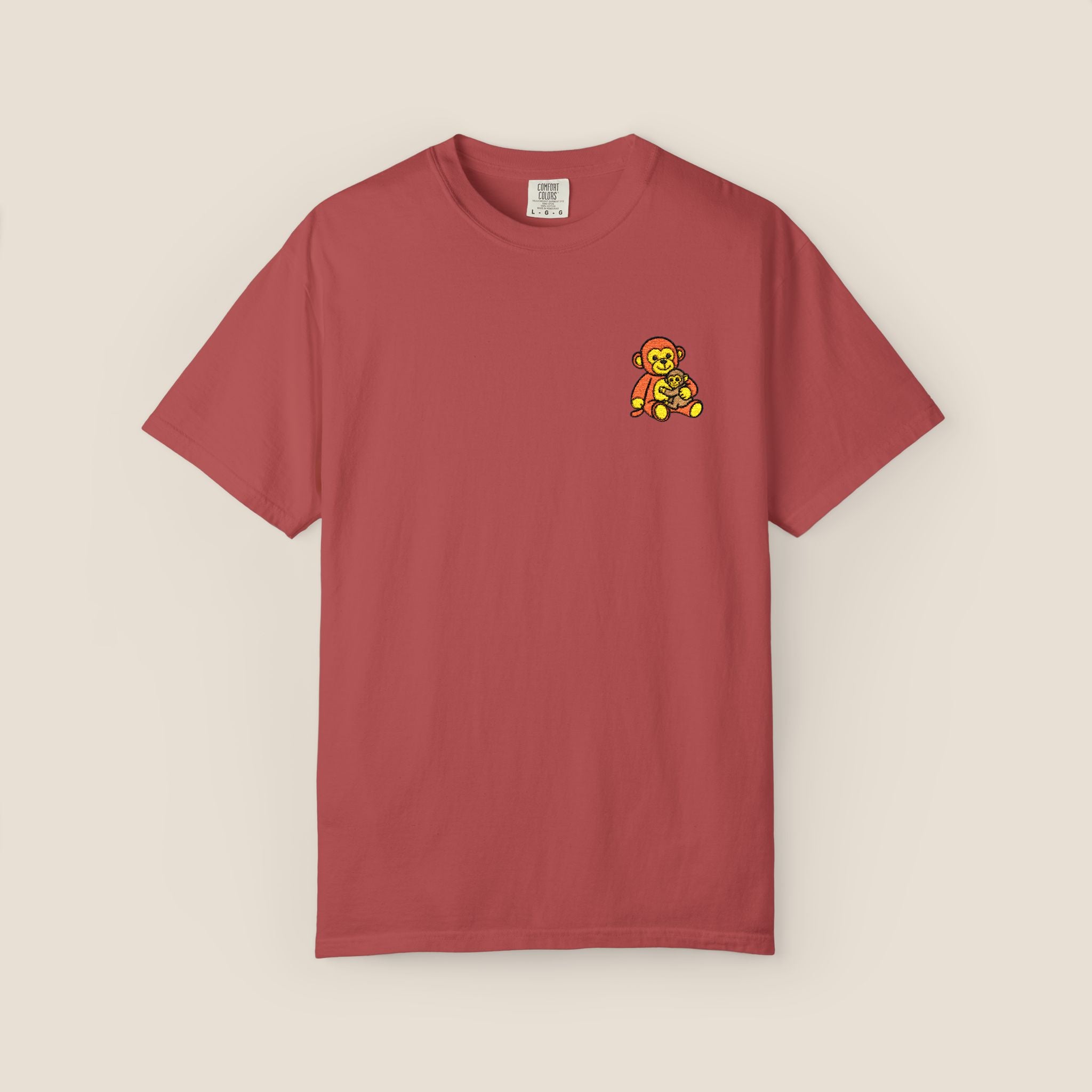 Embroidered Punch Monkey Shirt | Heavyweight T-Shirt