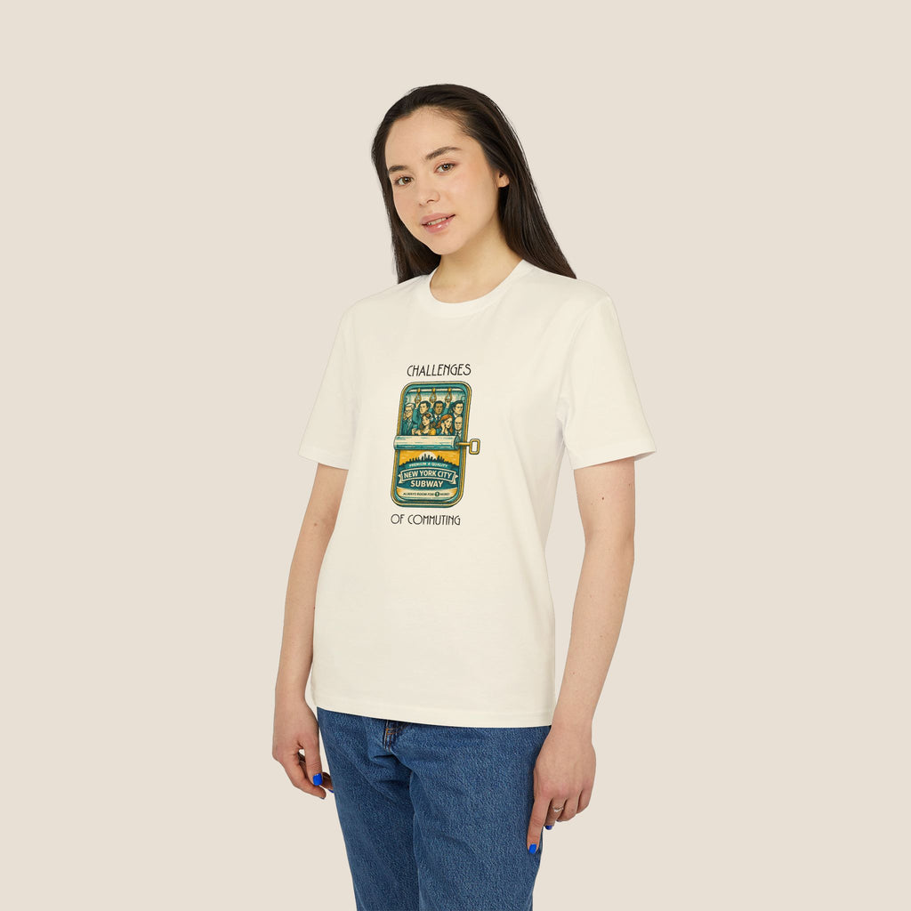 Sardine Commuter T-Shirt | Funny Subway Shirt | Rush Hour Humor