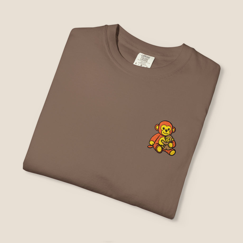 Embroidered Punch Monkey Shirt | Heavyweight T-Shirt