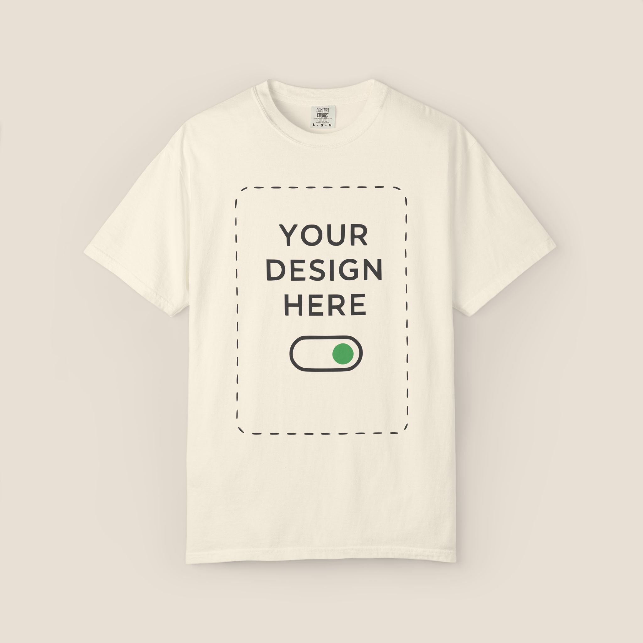 Custom Garment-Dyed T-Shirt — Your Design Here