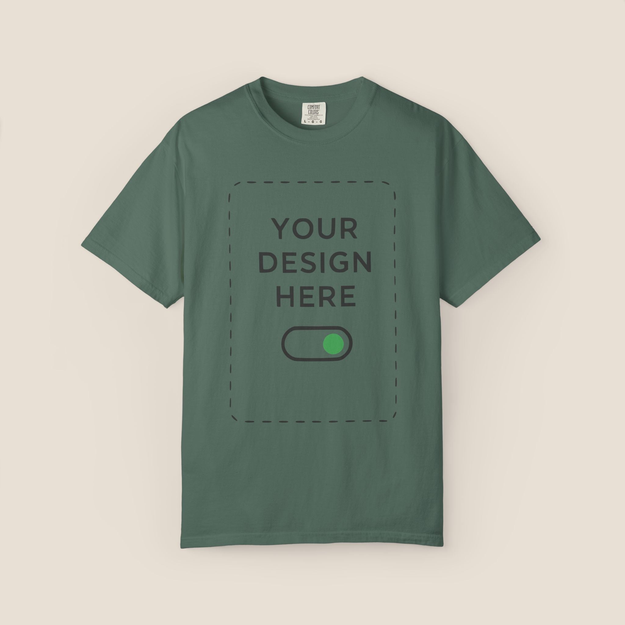 Custom Garment-Dyed T-Shirt — Your Design Here