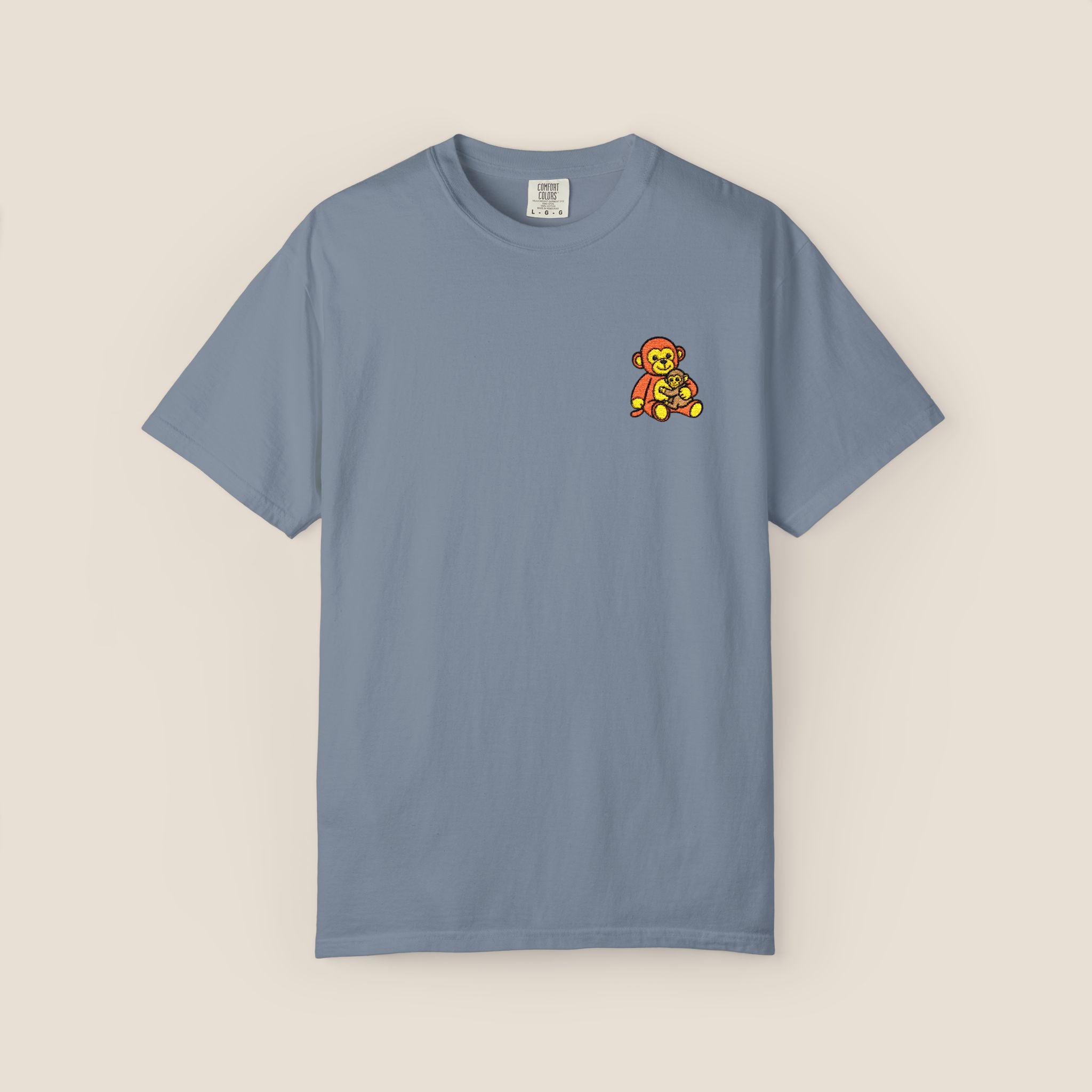 Embroidered Punch Monkey Shirt | Heavyweight T-Shirt