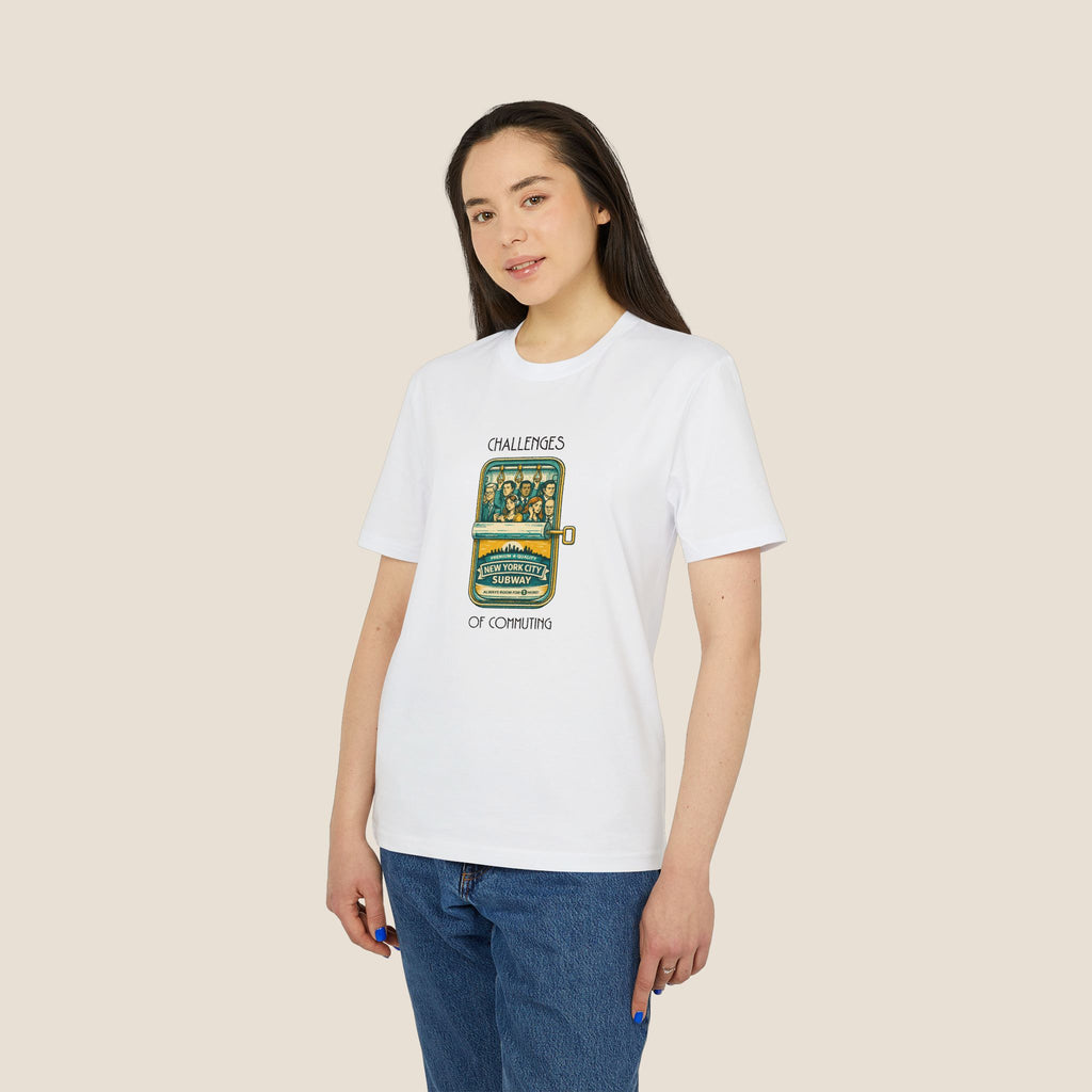 Sardine Commuter T-Shirt | Funny Subway Shirt | Rush Hour Humor