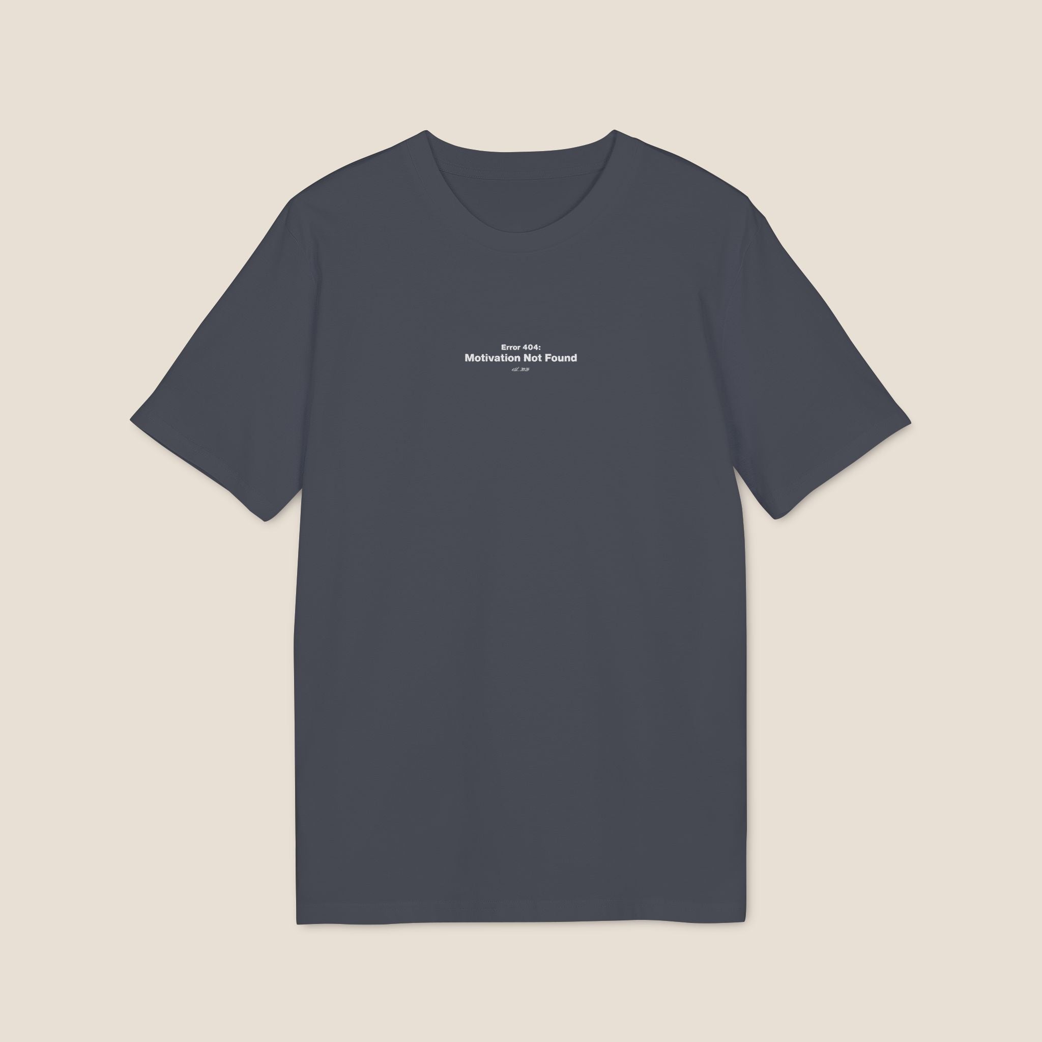 The "Error 404" Organic Tee | Minimalist Office Humor