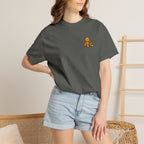 Embroidered Punch Monkey Shirt | Heavyweight T-Shirt