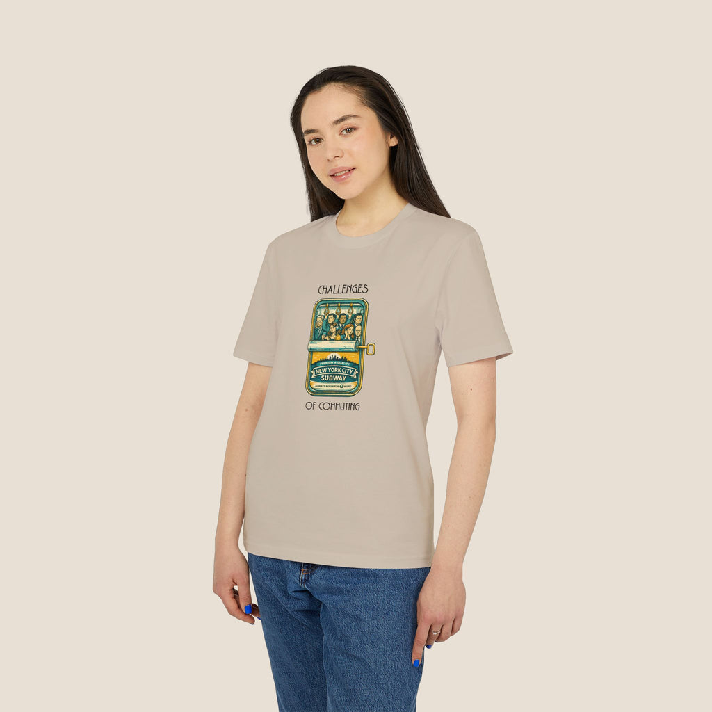 Sardine Commuter T-Shirt | Funny Subway Shirt | Rush Hour Humor