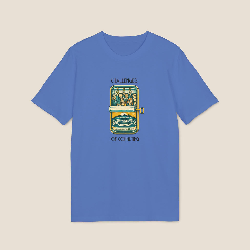 Sardine Commuter T-Shirt | Funny Subway Shirt | Rush Hour Humor