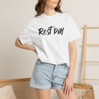 REST DAY T-Shirt | Gym Recovery Tee | Lazy Sunday Shirt