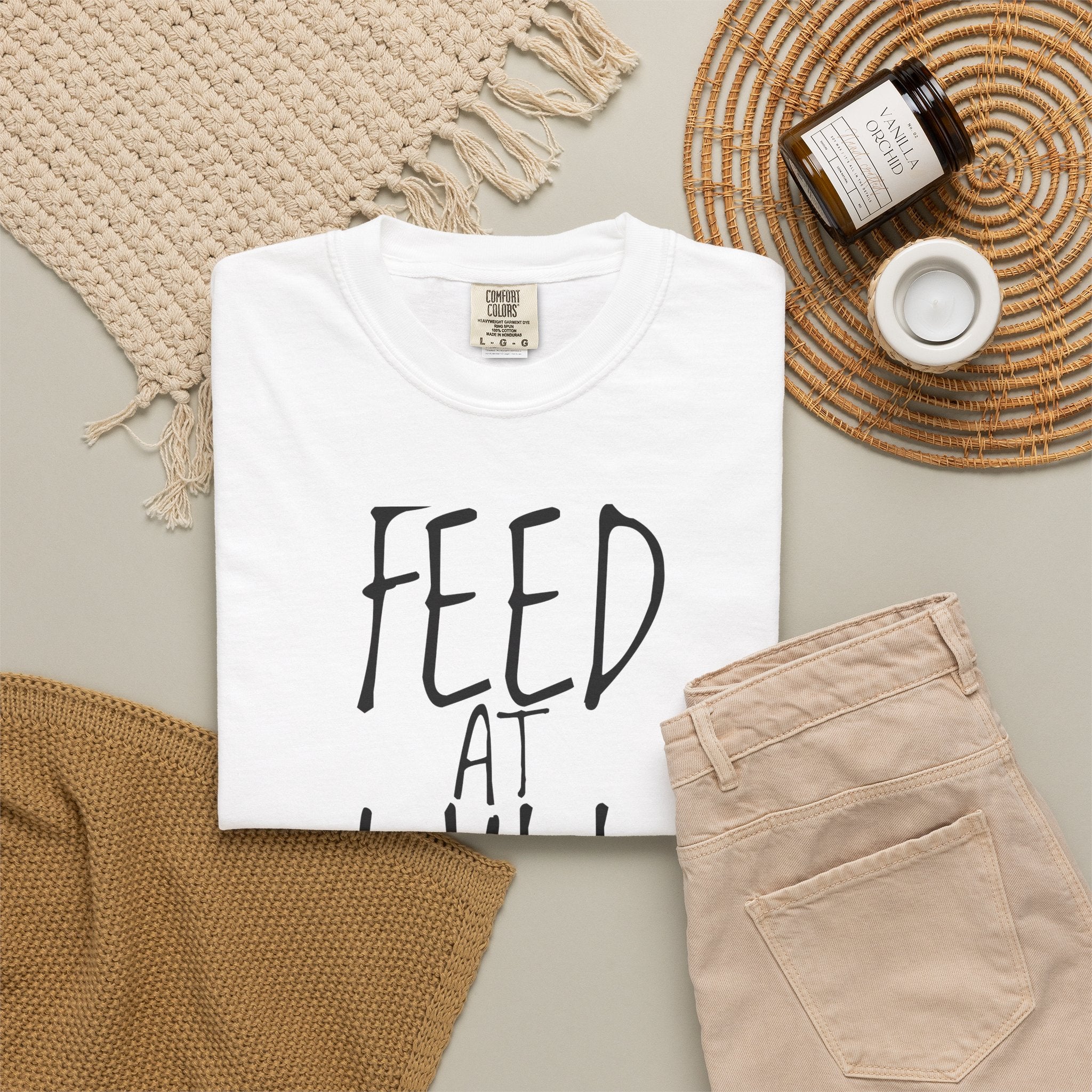 Feed At Will Vegan version T-shirt