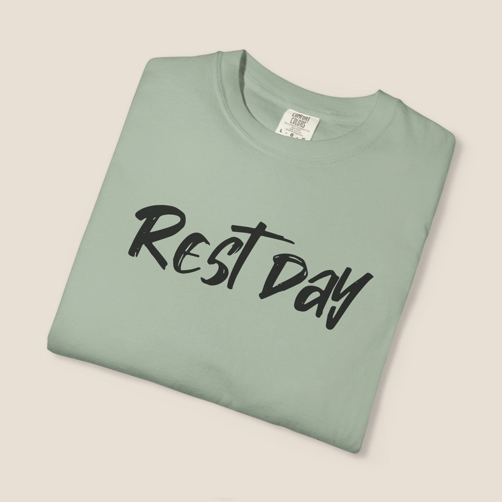 REST DAY T-Shirt | Gym Recovery Tee | Lazy Sunday Shirt