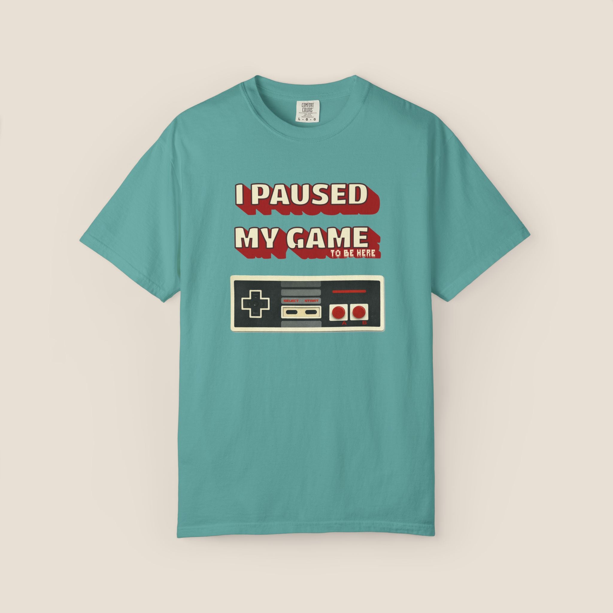 I Paused My Game To Be Here T-Shirt | Retro Funny Gamer Gift