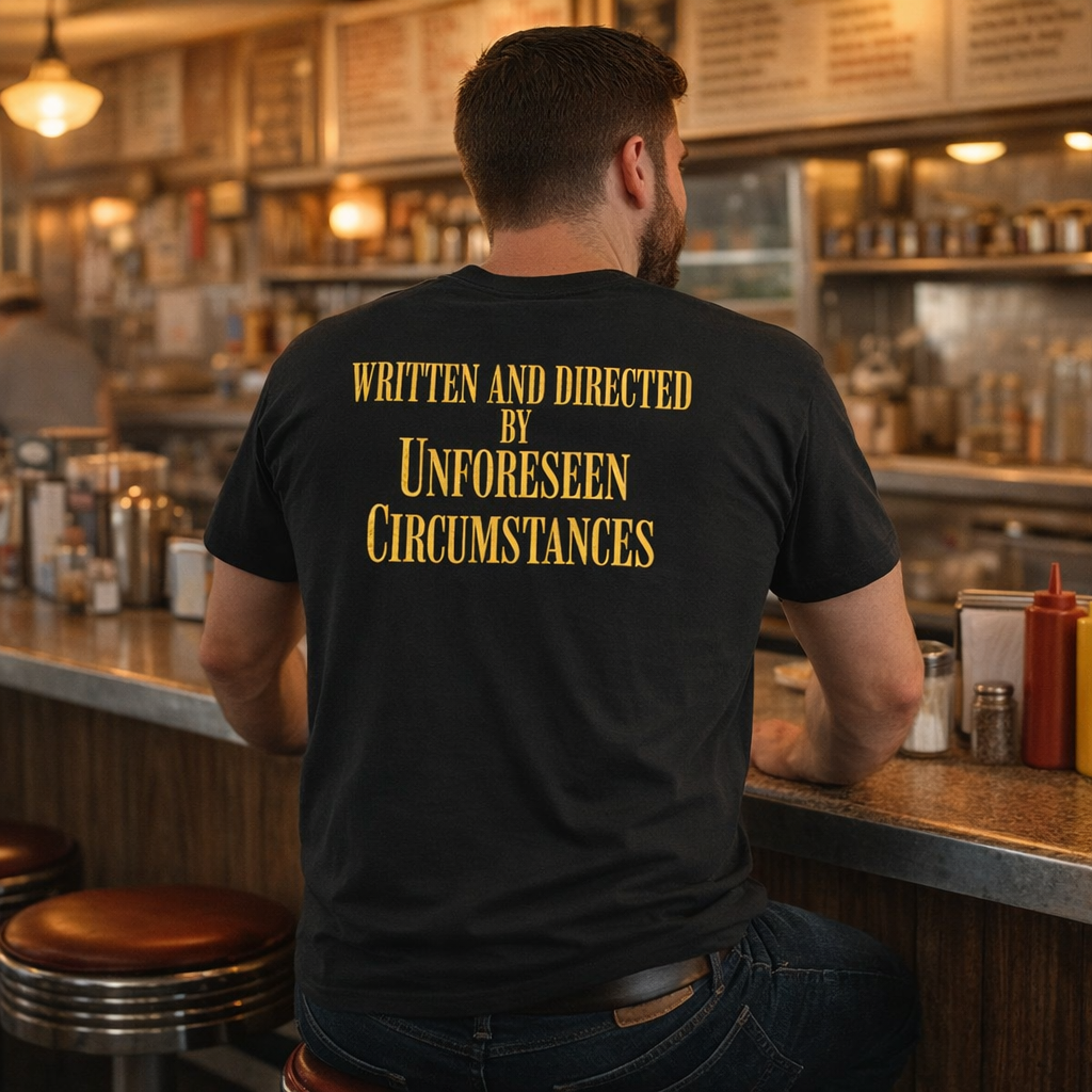 Movie Lover T-Shirt | Written and Directed by Unforeseen Circumstances Tee