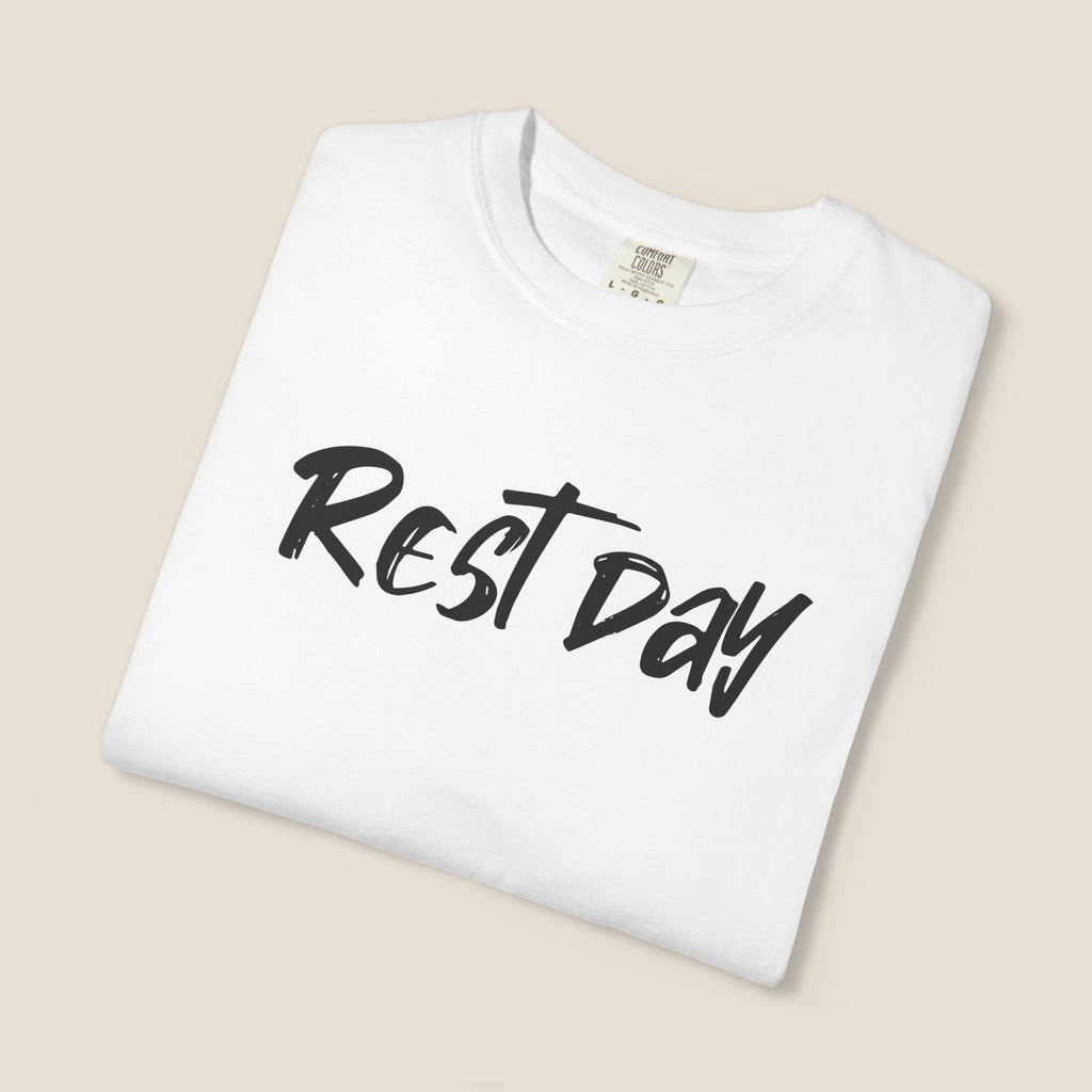 REST DAY T-Shirt | Gym Recovery Tee | Lazy Sunday Shirt