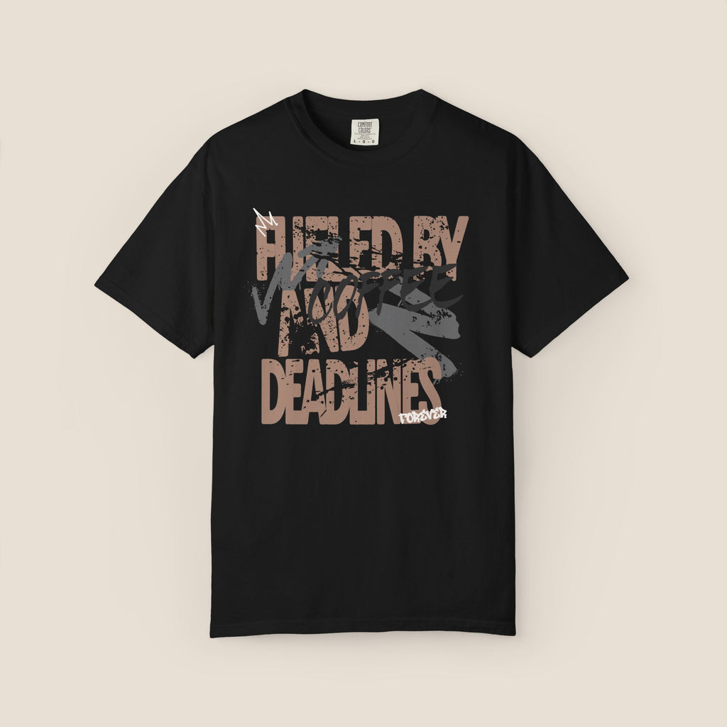 Fueled By Coffee And Deadlines Tee