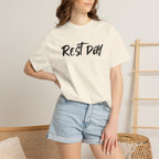 REST DAY T-Shirt | Gym Recovery Tee | Lazy Sunday Shirt