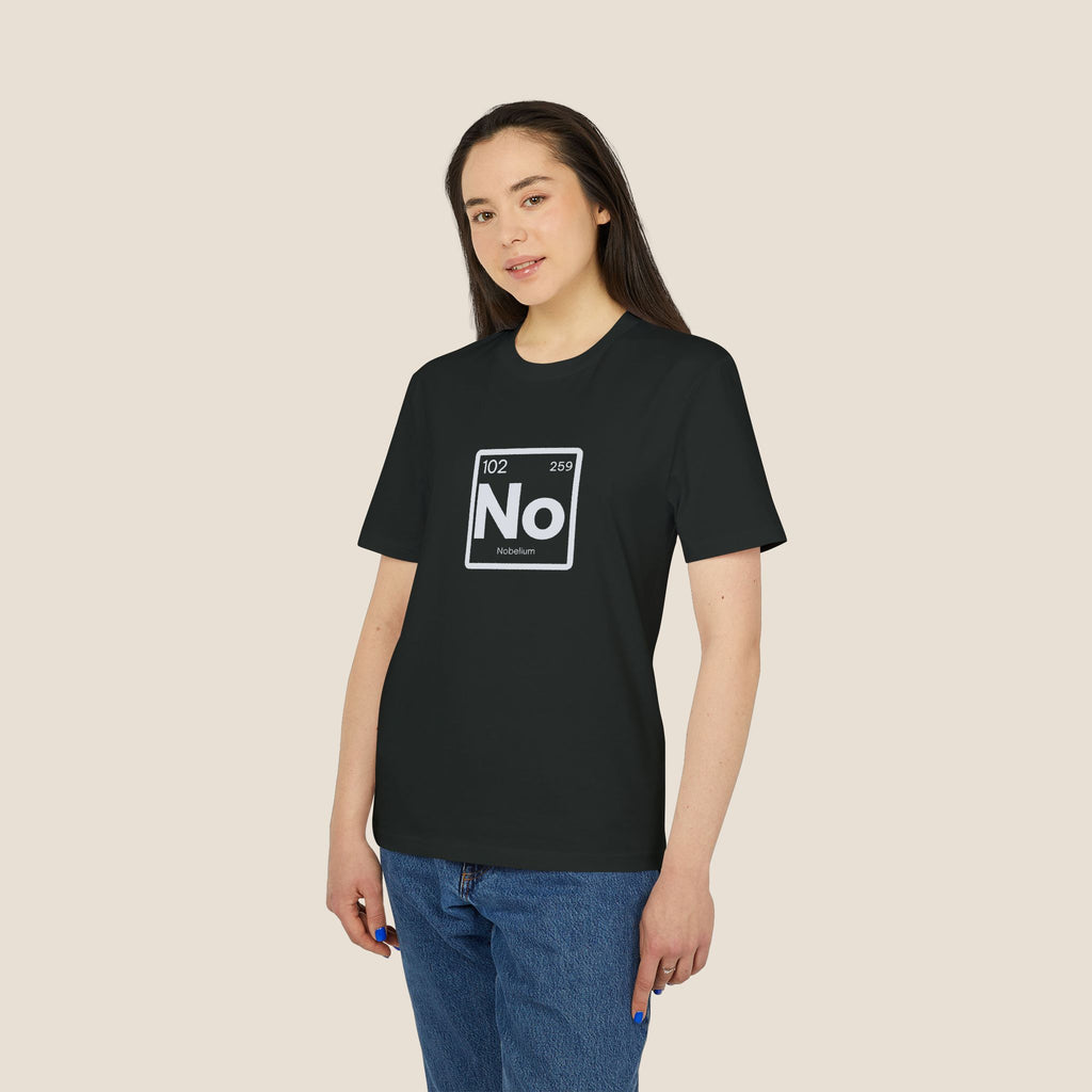 No Element Tee | Periodic Table Style Graphic T-Shirt | Funny Science Teacher Tee | Sarcastic Introvert Gift