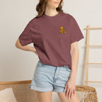 Embroidered Punch Monkey Shirt | Heavyweight T-Shirt