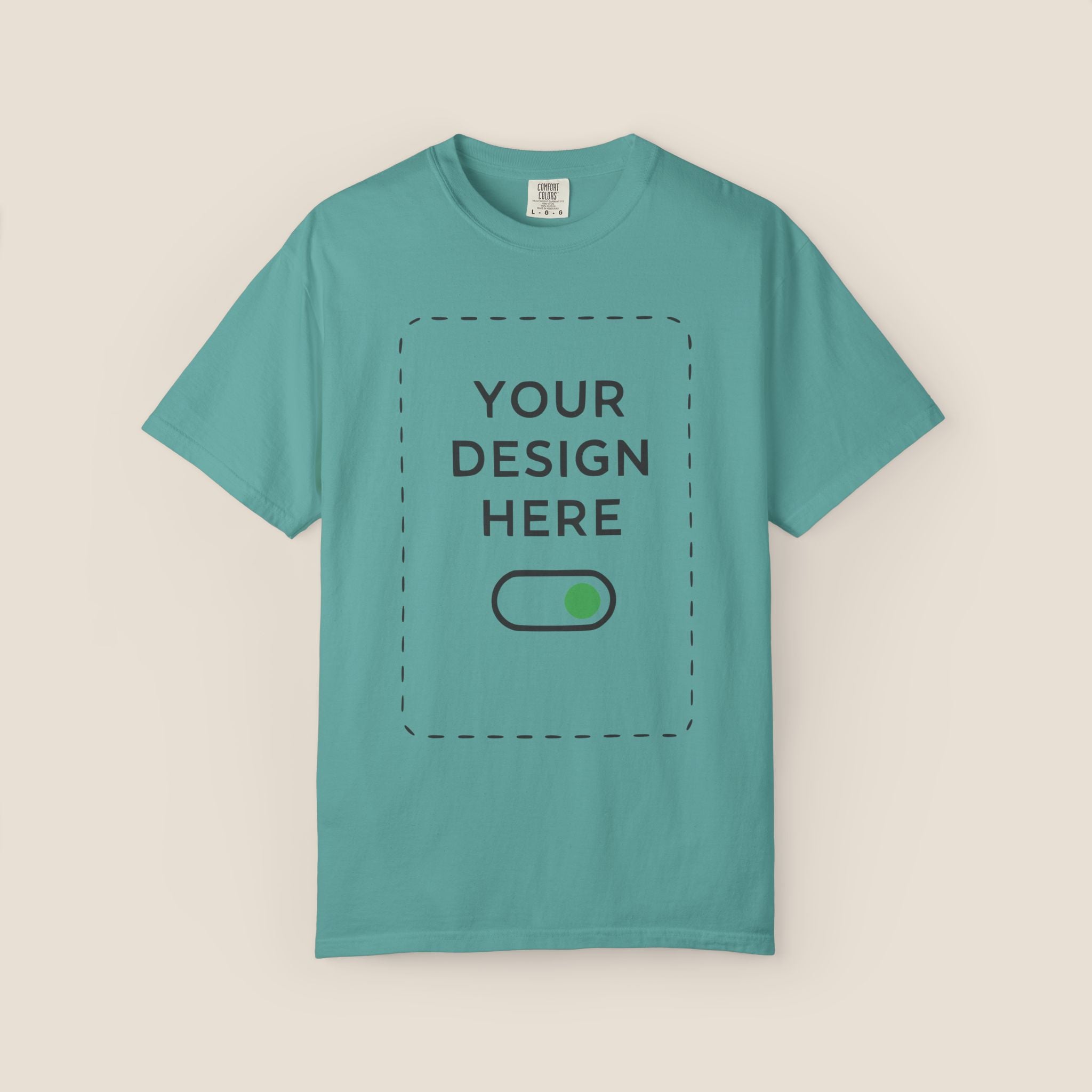 Custom Garment-Dyed T-Shirt — Your Design Here