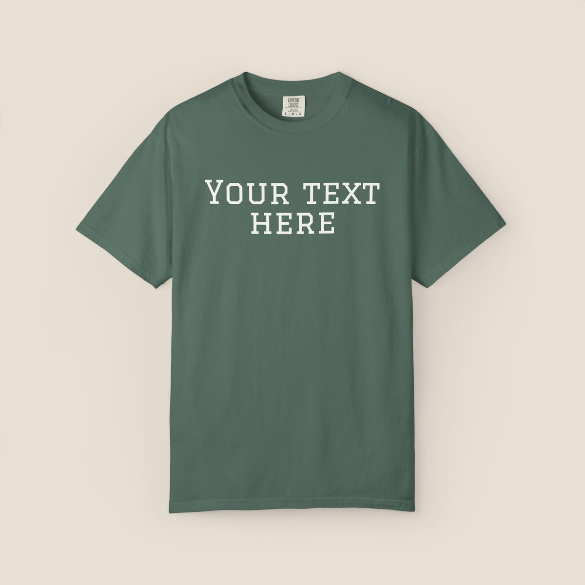 Custom Text T-Shirt | Add Your Own Words, Quote or Message