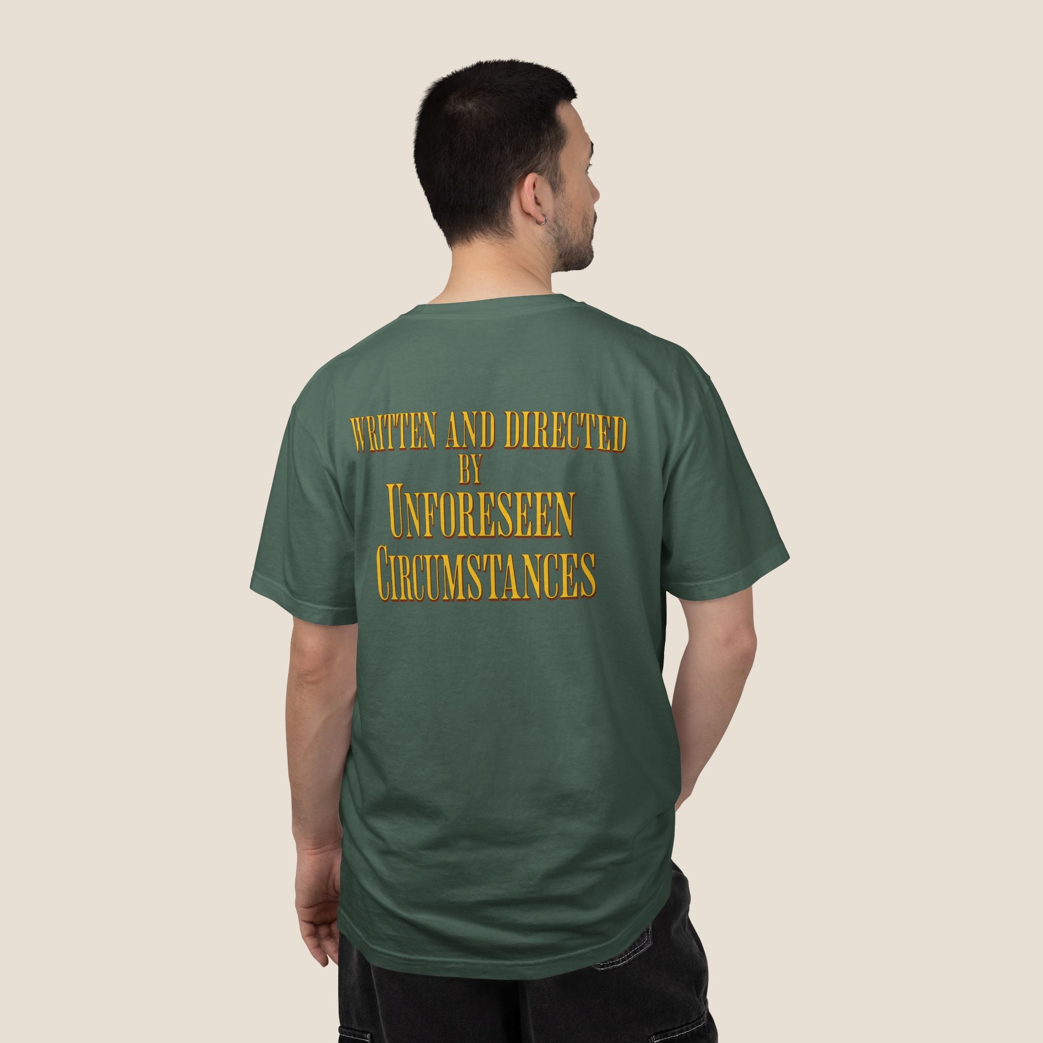 Movie Lover T-Shirt | Written and Directed by Unforeseen Circumstances Tee