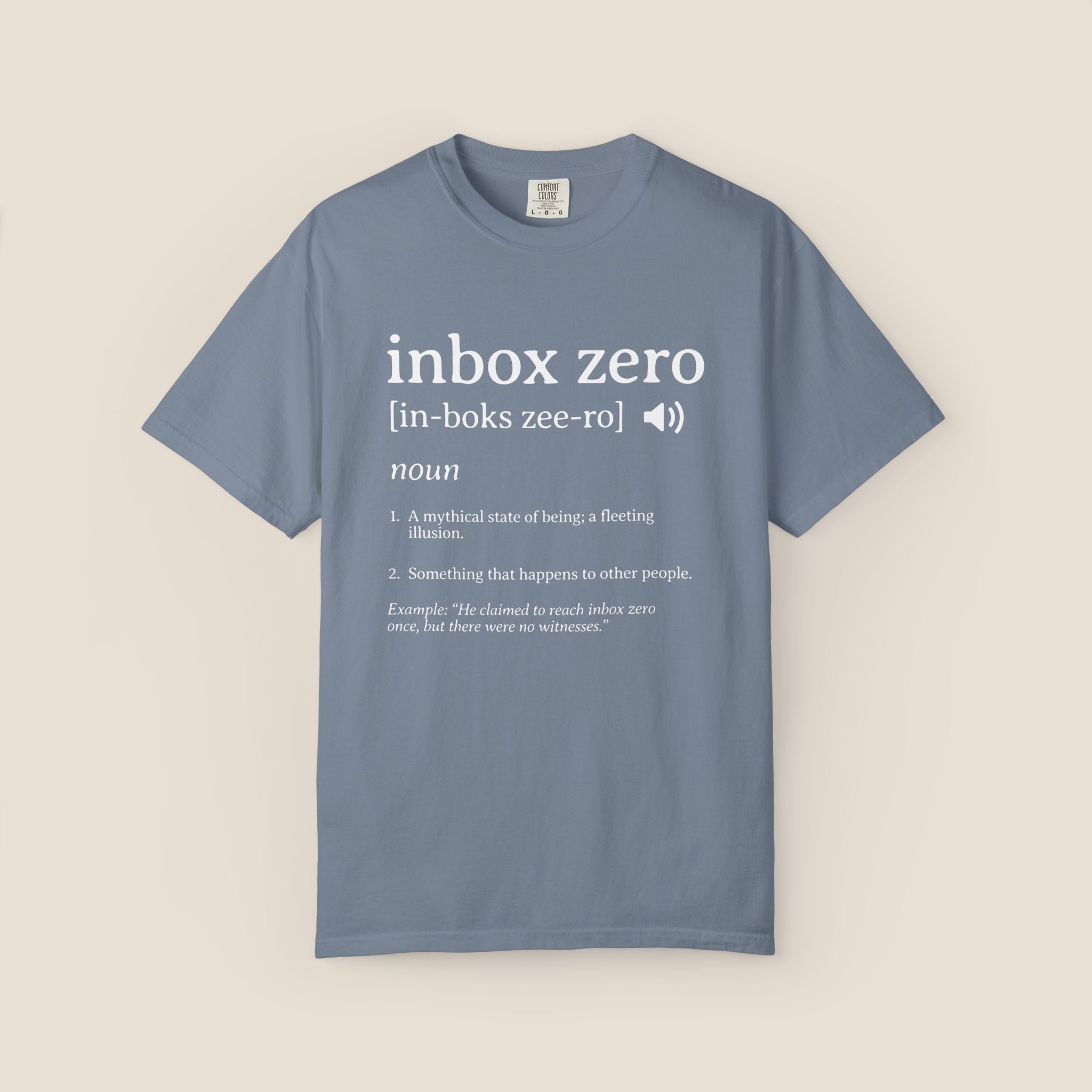 Inbox Zero Definition Shirt | Funny Office Humor Tee