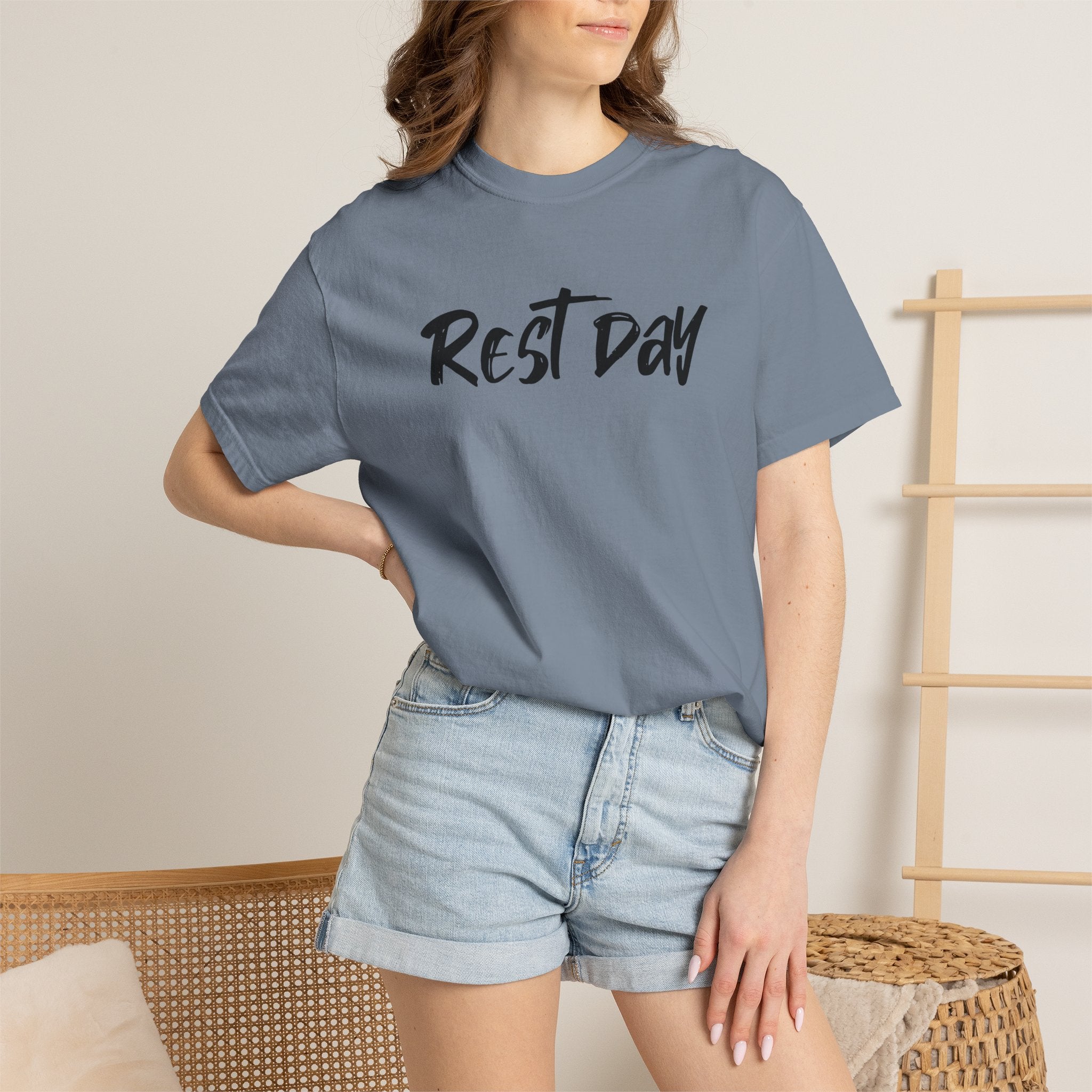 REST DAY T-Shirt | Gym Recovery Tee | Lazy Sunday Shirt